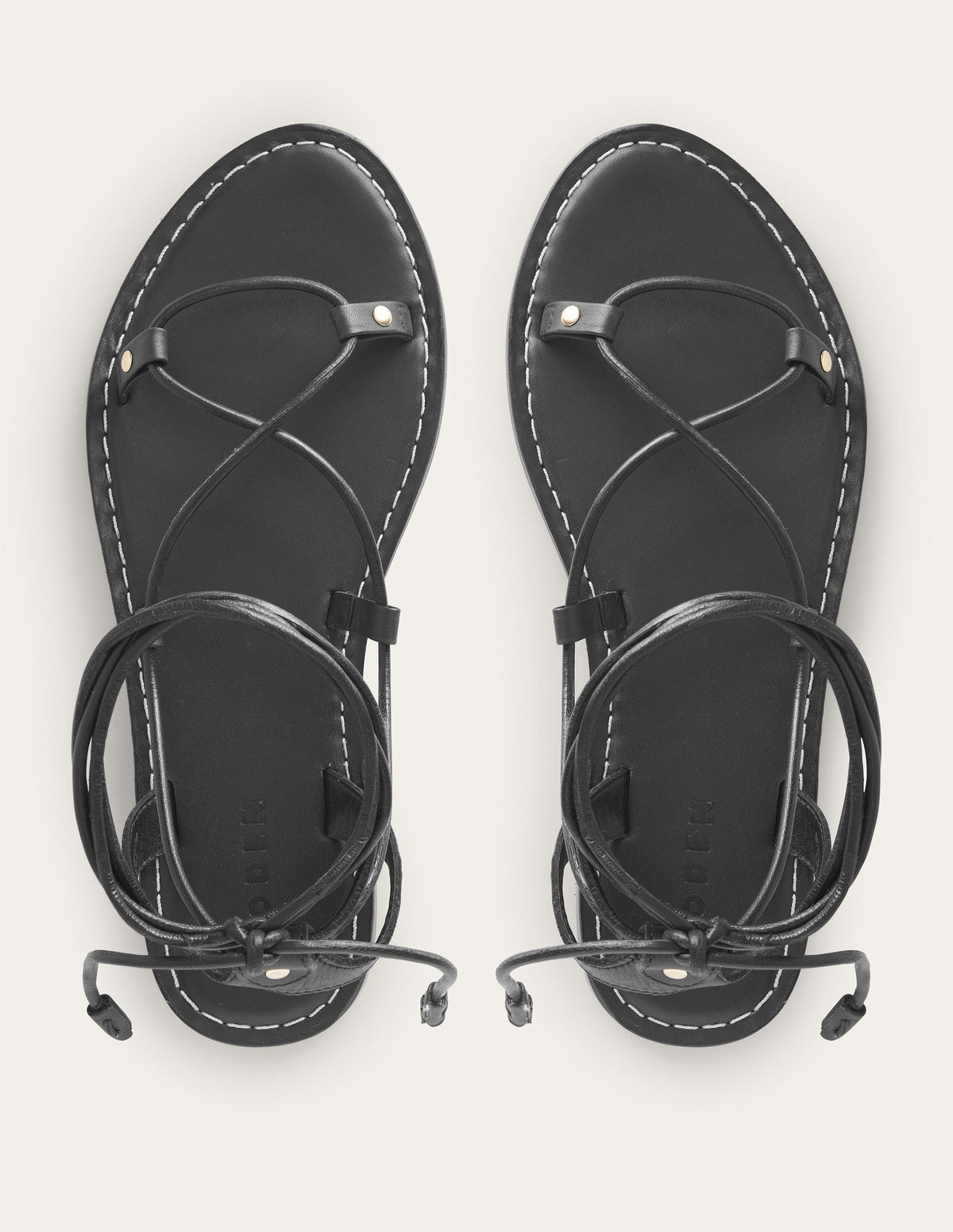 Scarf Wrap Sandals-Botanic Blush / Black-5