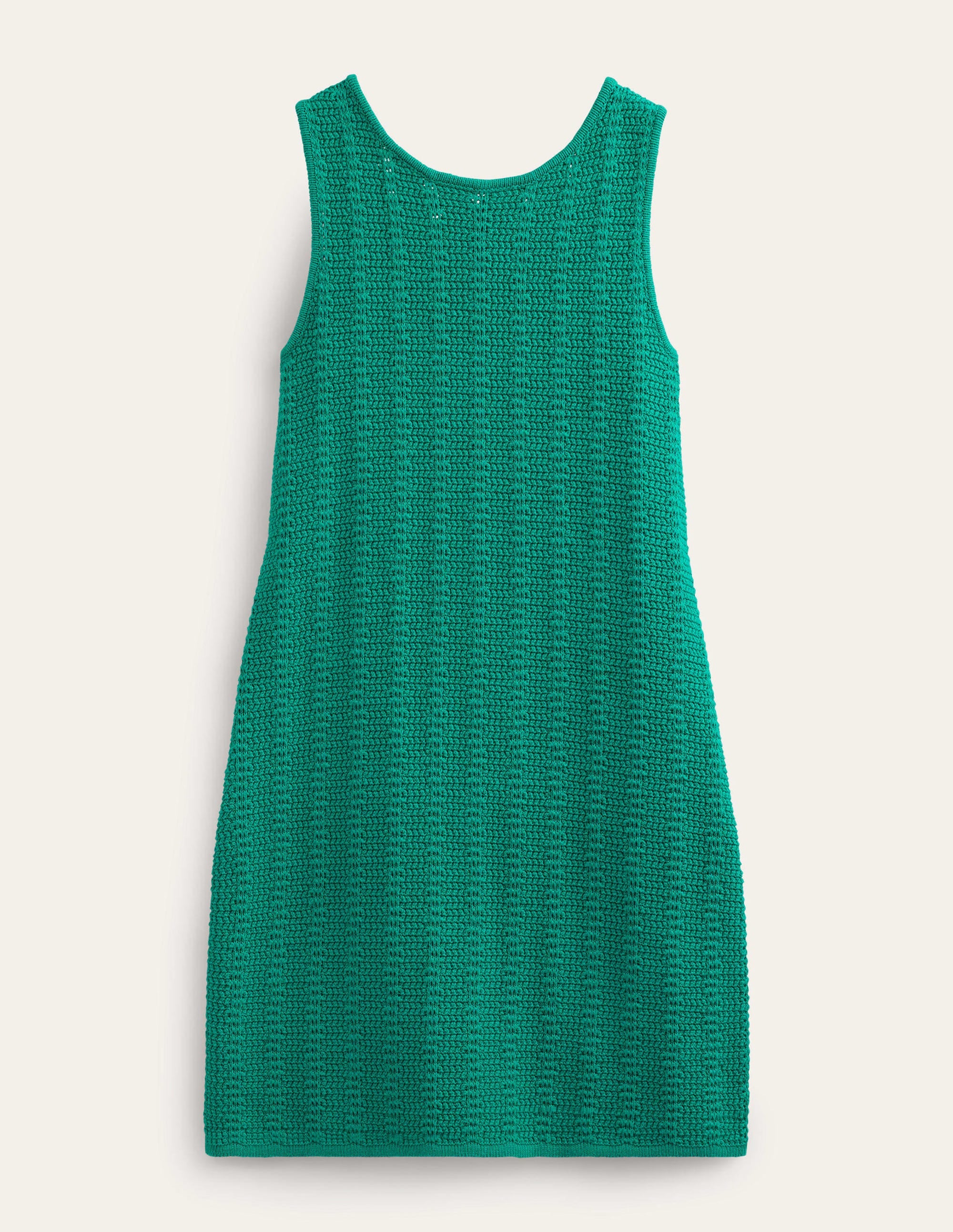Scoop Back Knitted Mini Dress-Jewel - Image 5