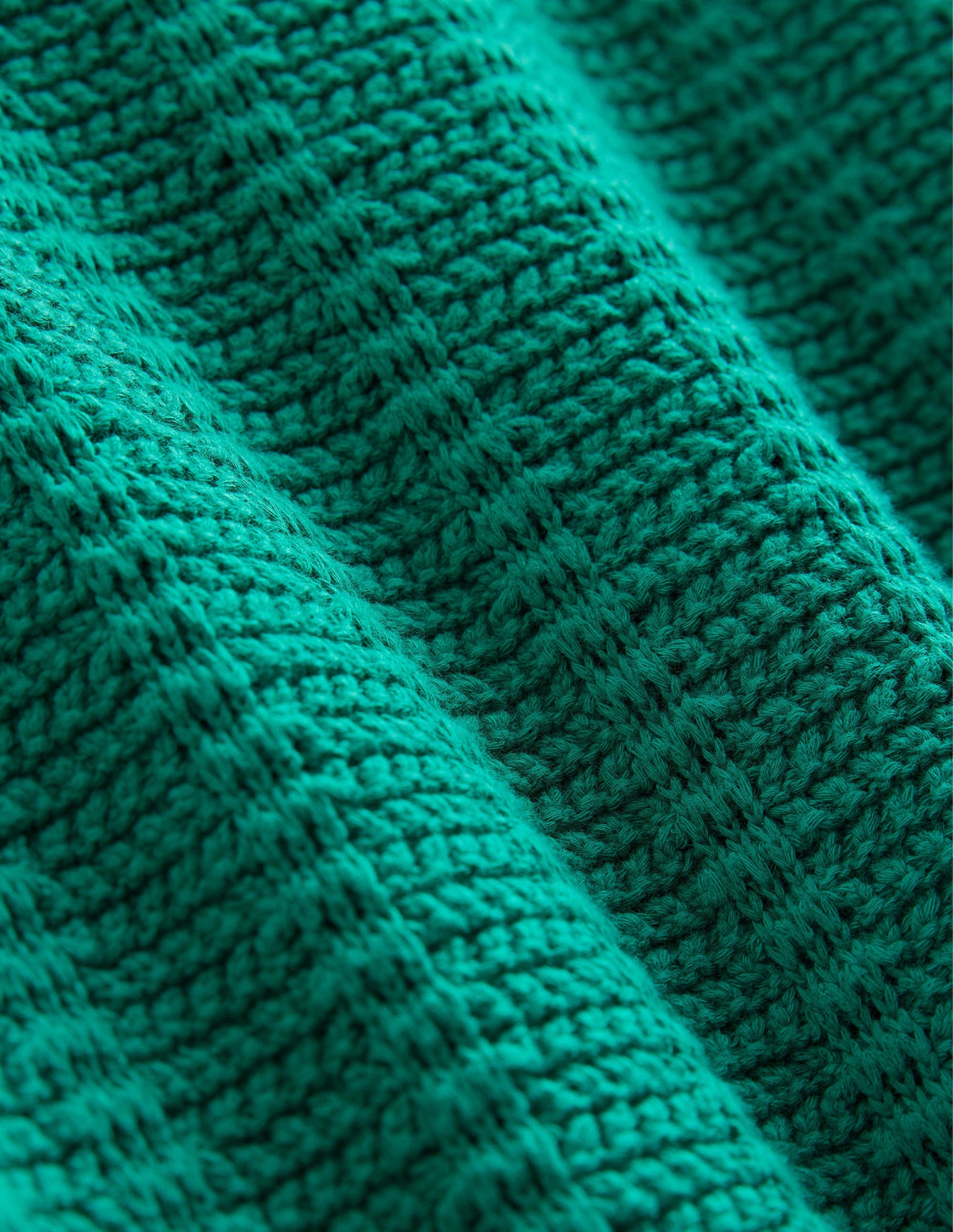 Scoop Back Knitted Mini Dress-Jewel - Image 6