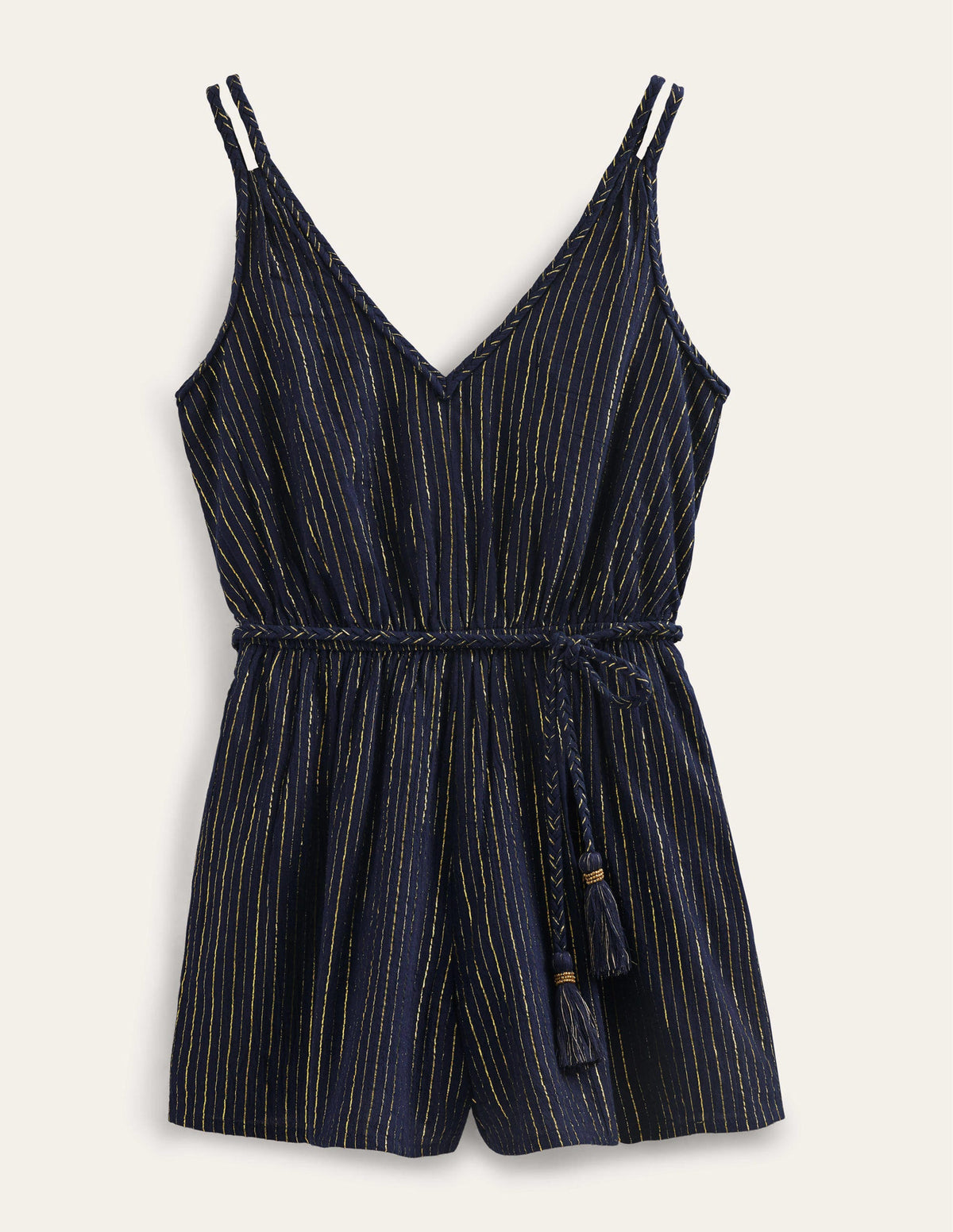 Grecian Playsuit-Navy - Image 5