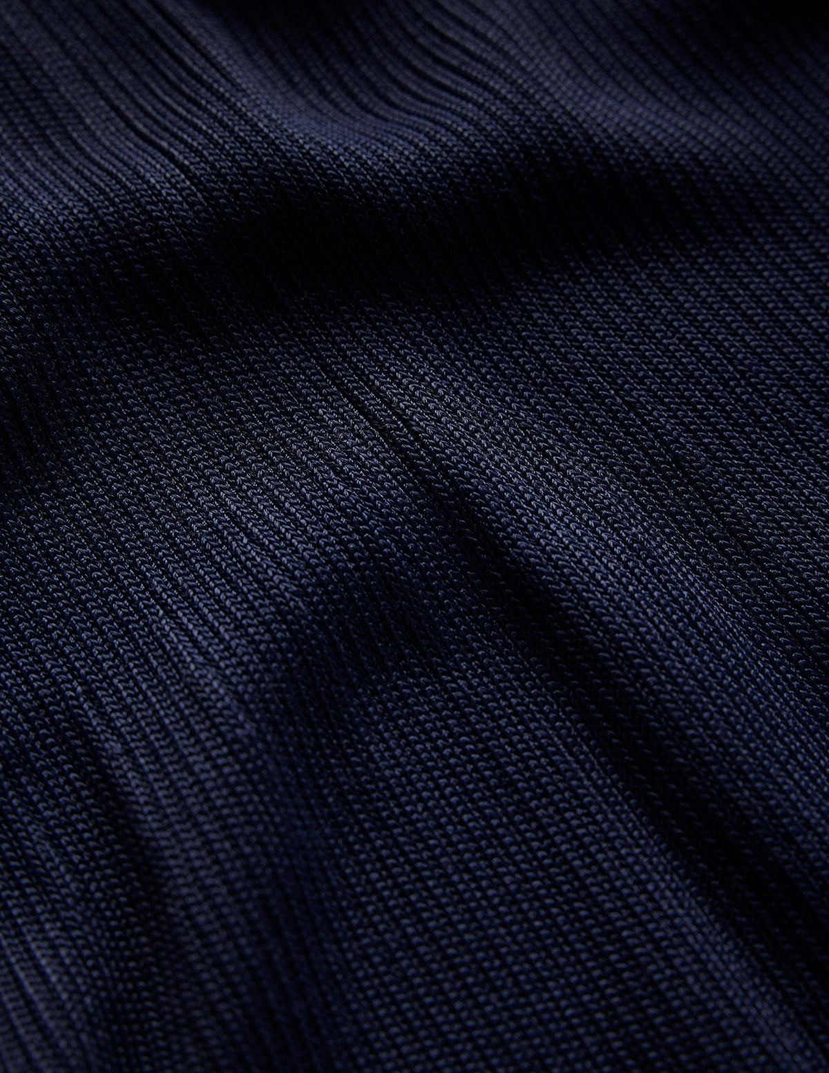 V-Neck Knitted Midi Dress-Navy-8