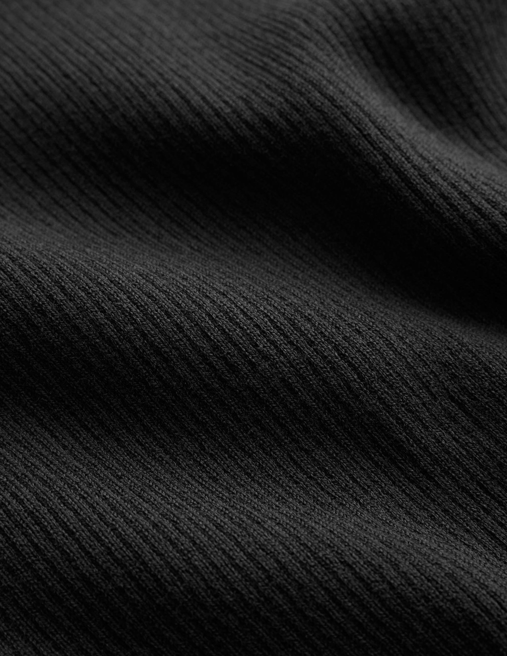 Ribbed Racer Vest-Black - Image 6