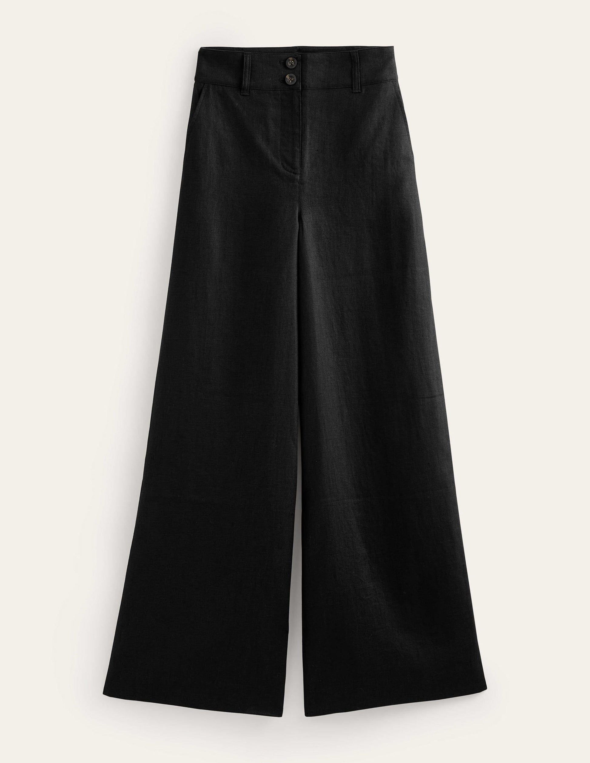 Highbury Linen Pants-Black-5