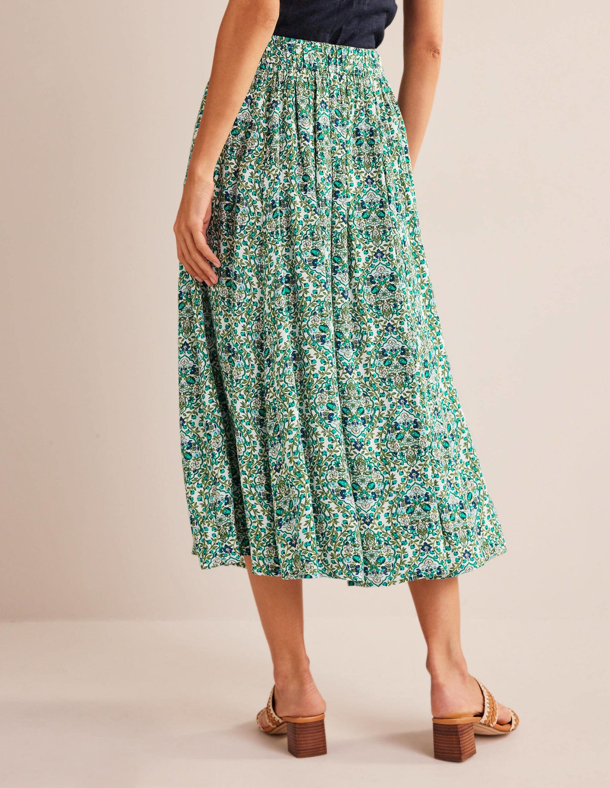 Vacation Midi Skirt-River Reed, Vine Terrace-3