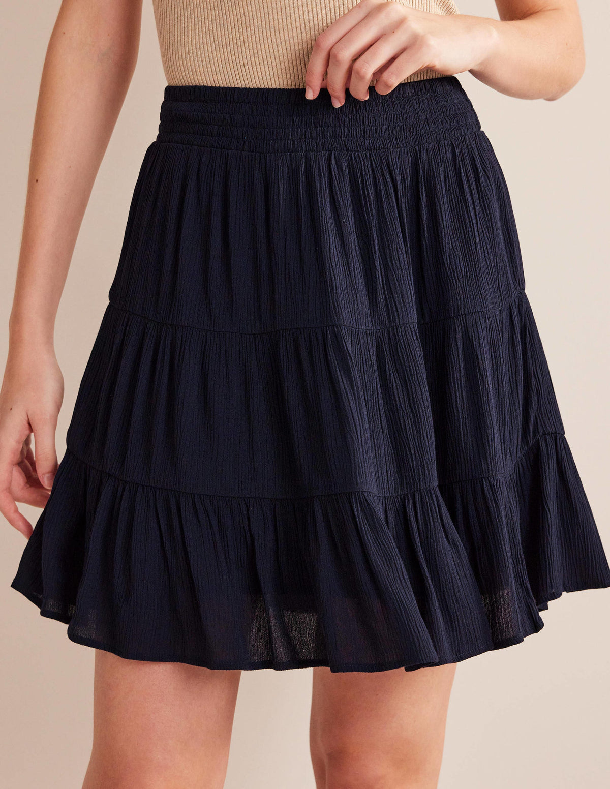 Vacation Mini Skirt-Navy - Image 4