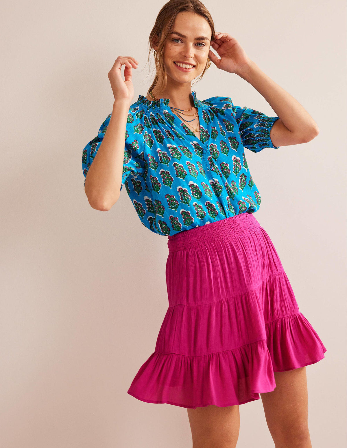 Vacation Mini Skirt-Phlox Pink-1