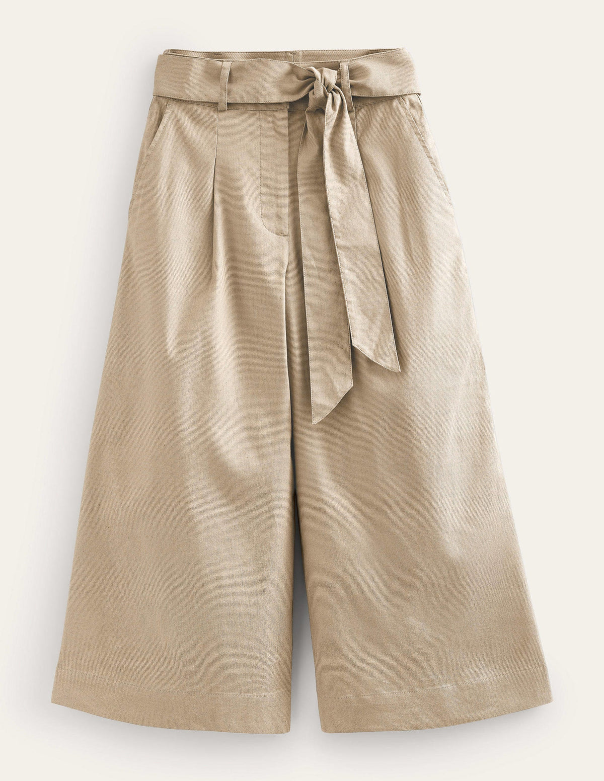 Cropped Wide-Leg Pants-Rope - Image 5