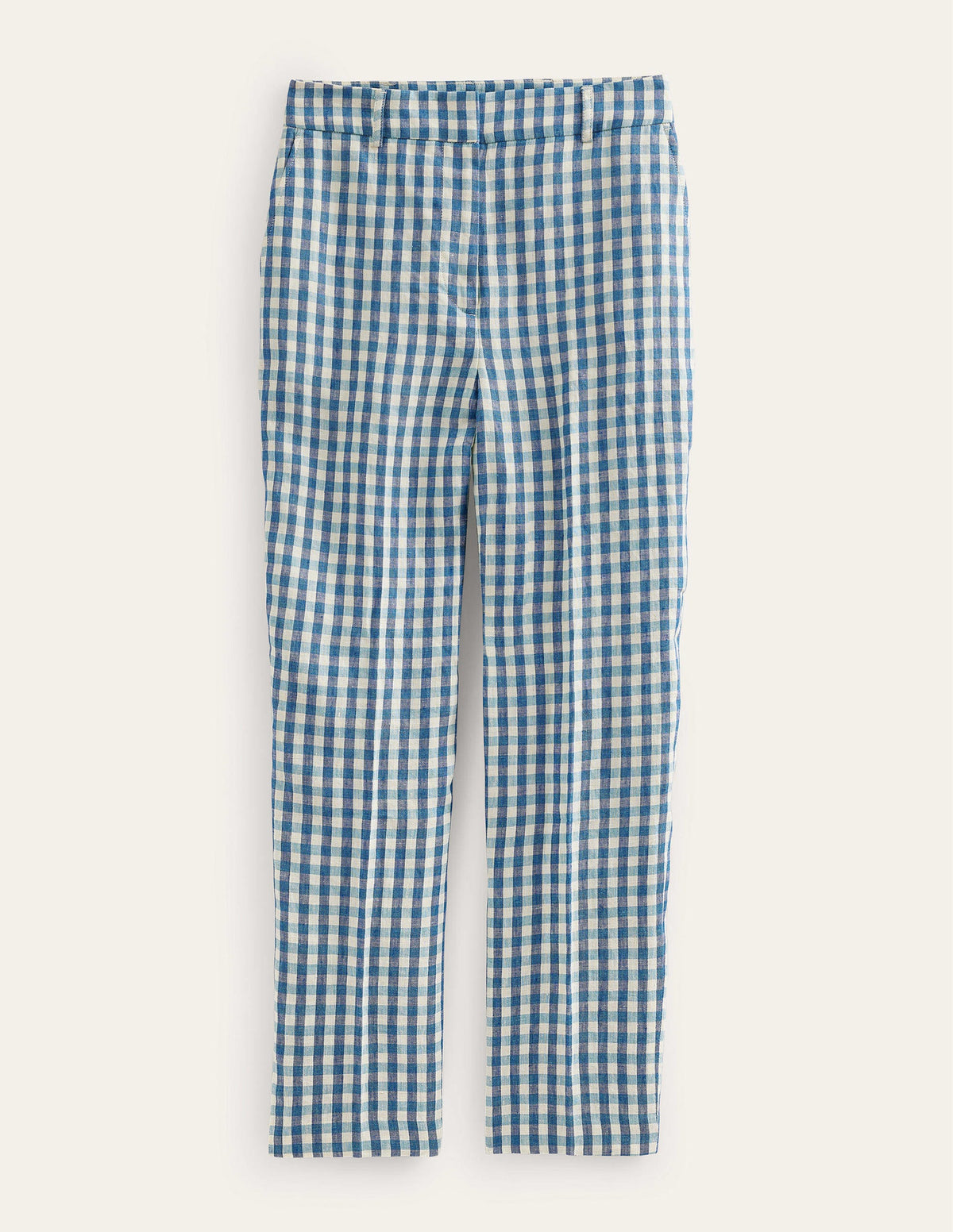 Kew Linen Pants-Check - Image 8