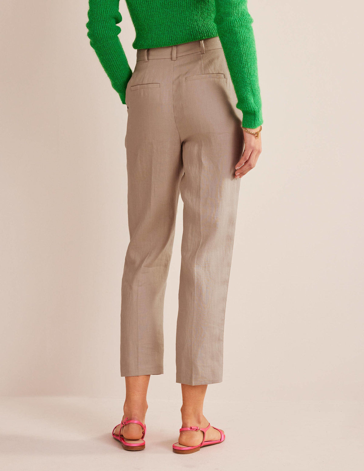 Kew Linen Pants-Rope-3