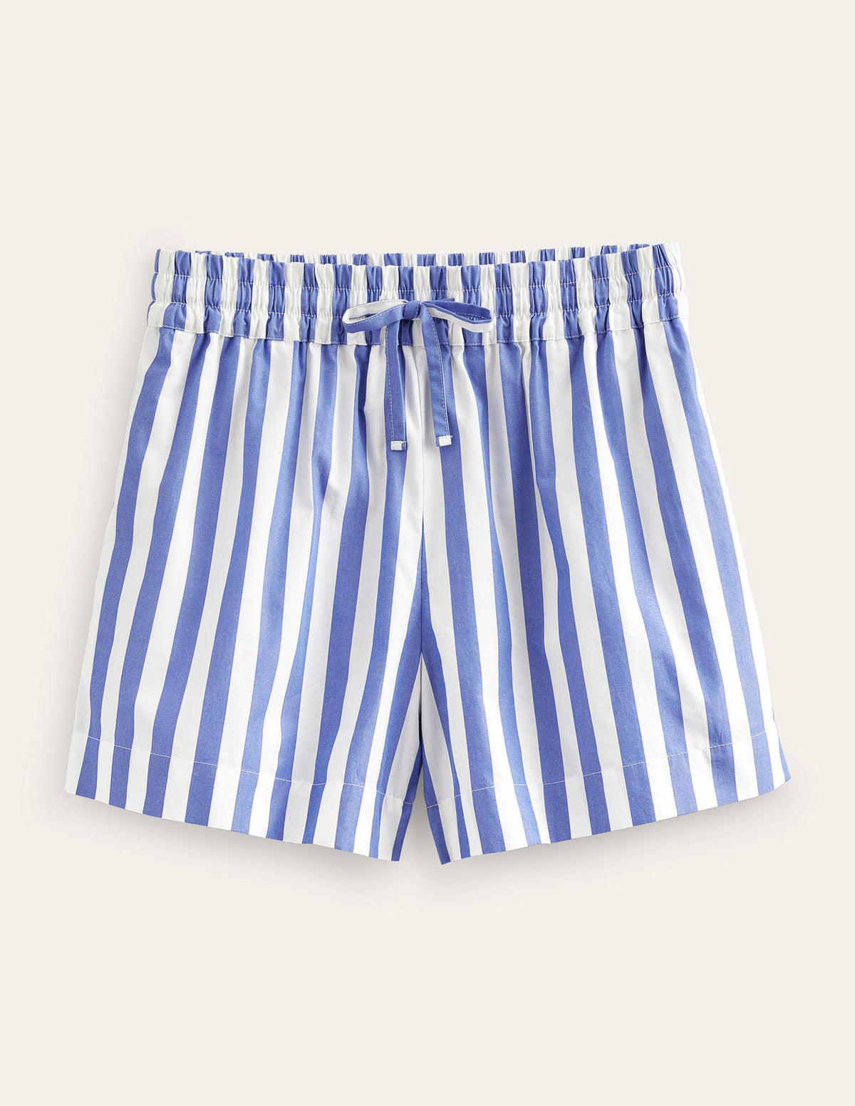 Cotton Pull-on Shorts-Blue Stripe - Image 6
