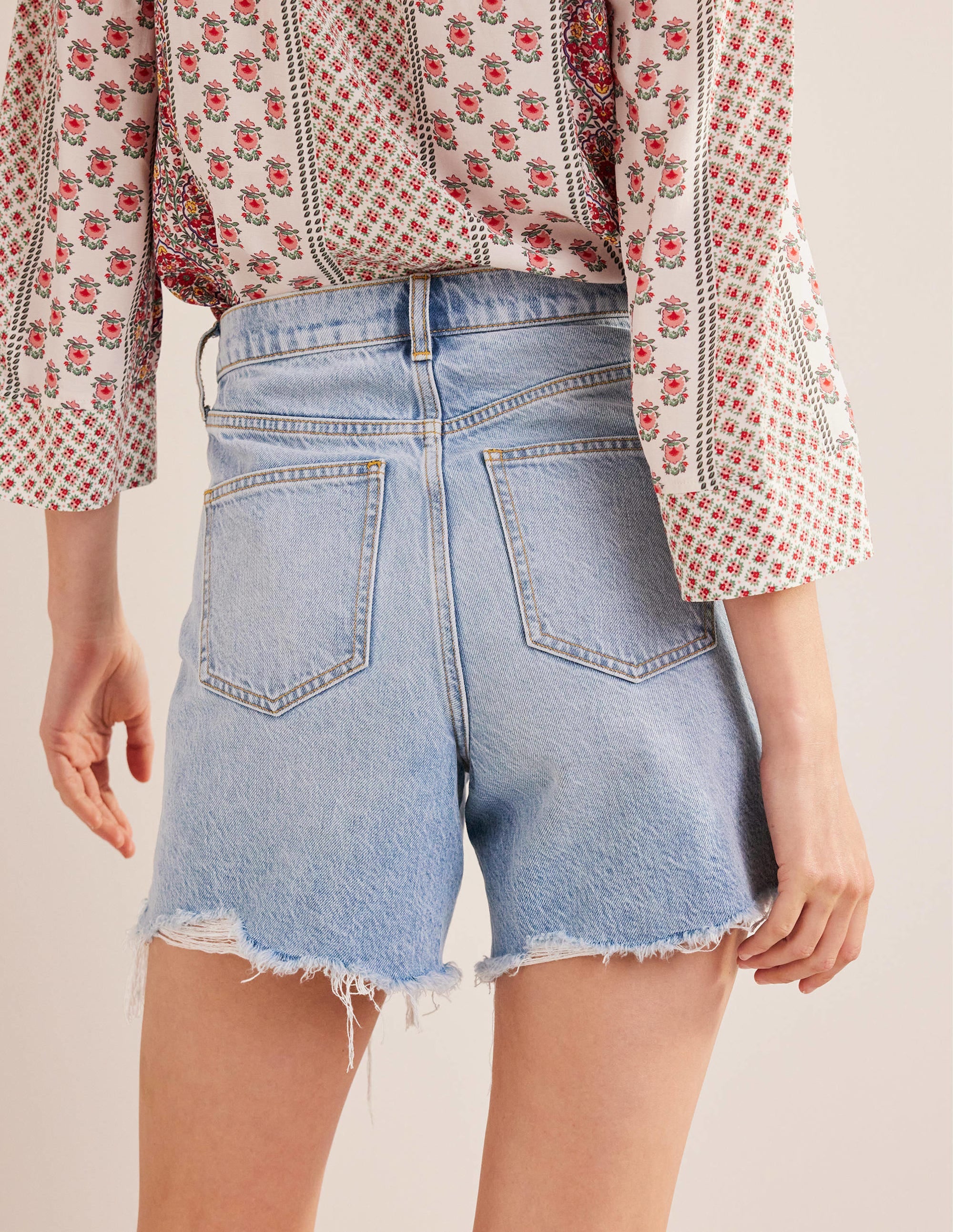 Bermuda Denim Shorts-Light Vintage - Image 3