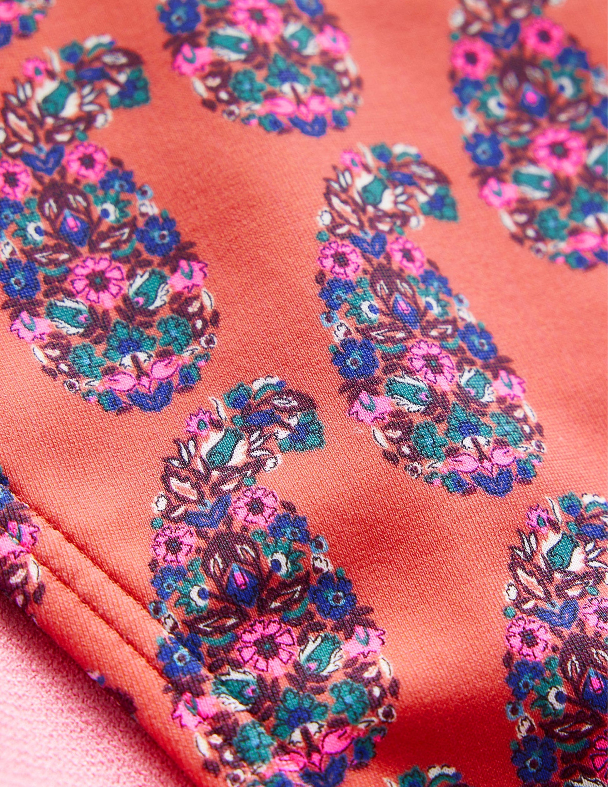 Symi String Bikini Bottoms-Persimmon Orange Paisley-6