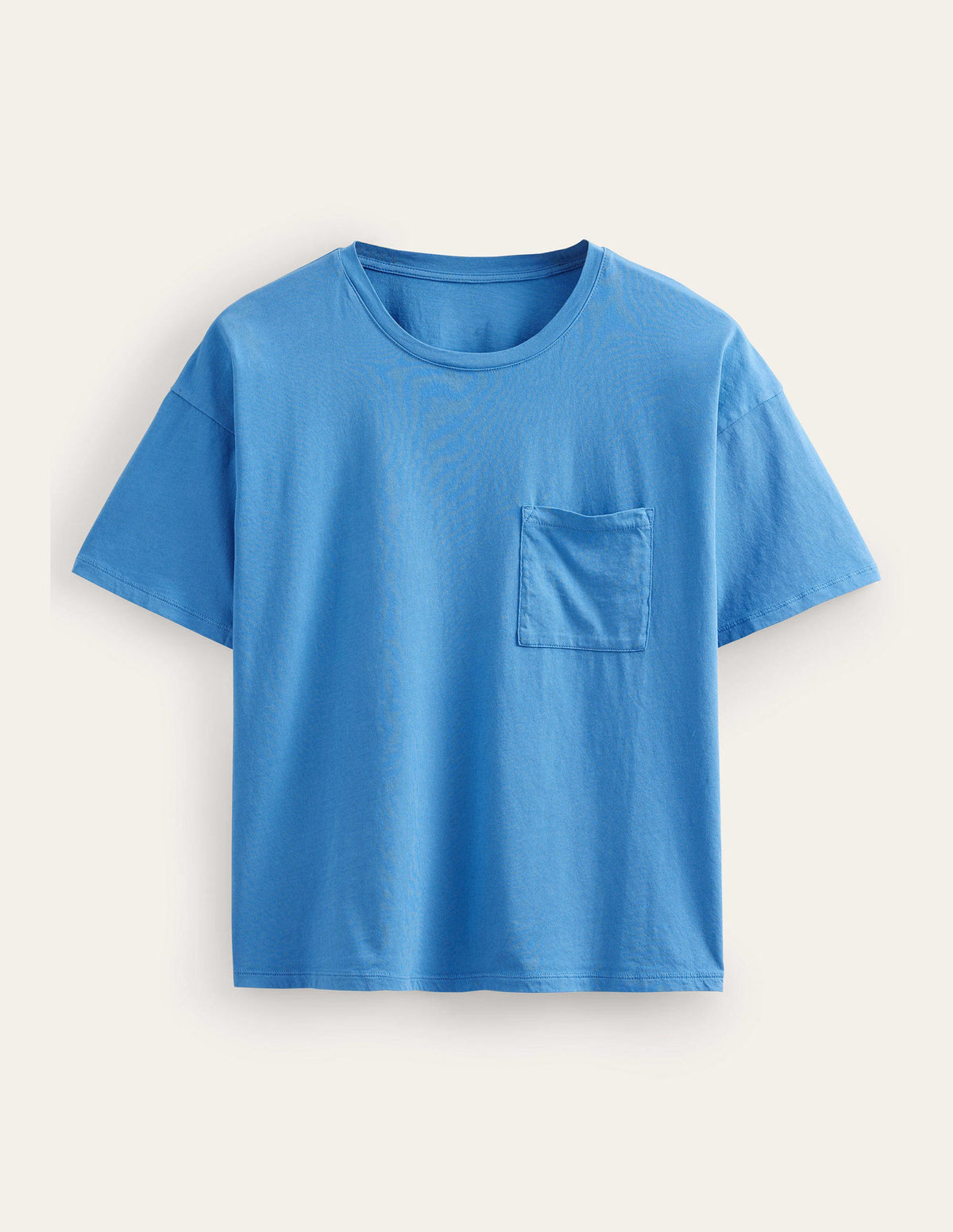 Oversized Washed T-Shirt-Schoolhouse Blue - Image 5