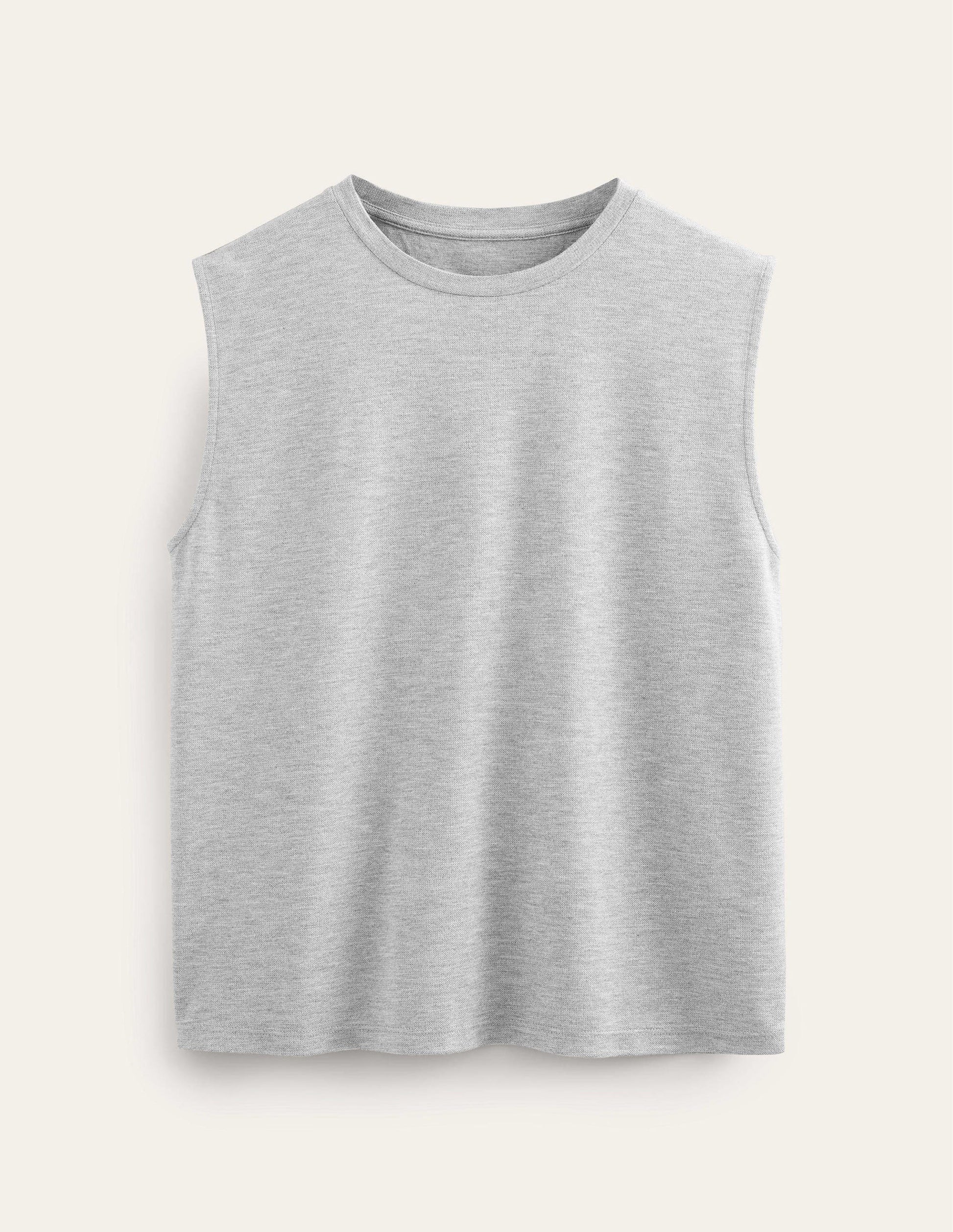 Sparkle Vest Top-Grey Marl/Gold-5