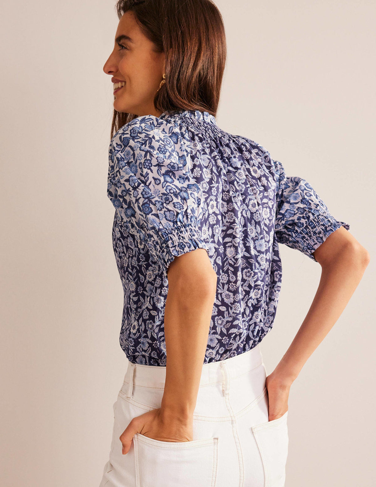 Isla Remix Top-Porcelain Blue, Pansy Bloom-3