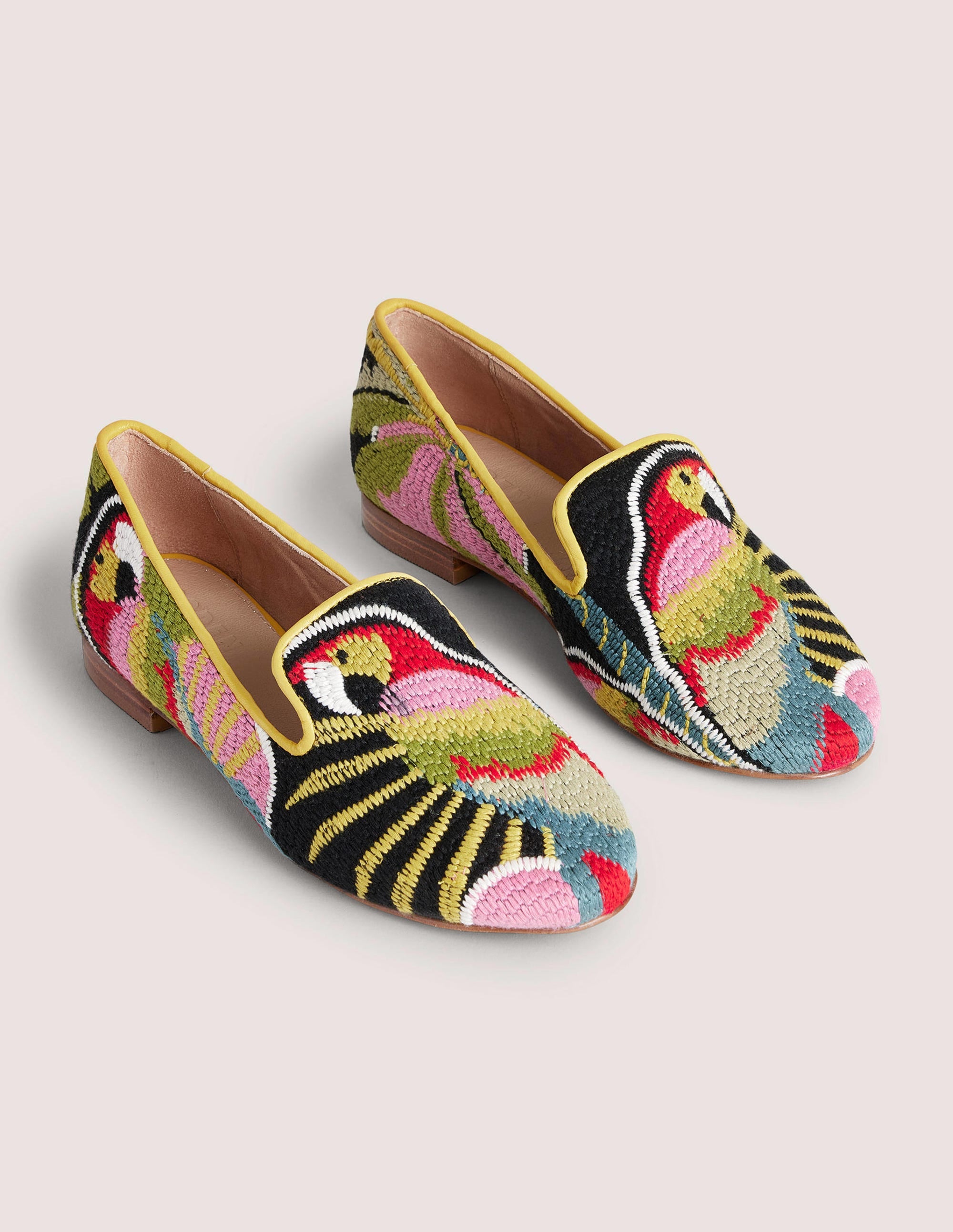 Tapestry Embroidered Loafers-Parrot - Image 2