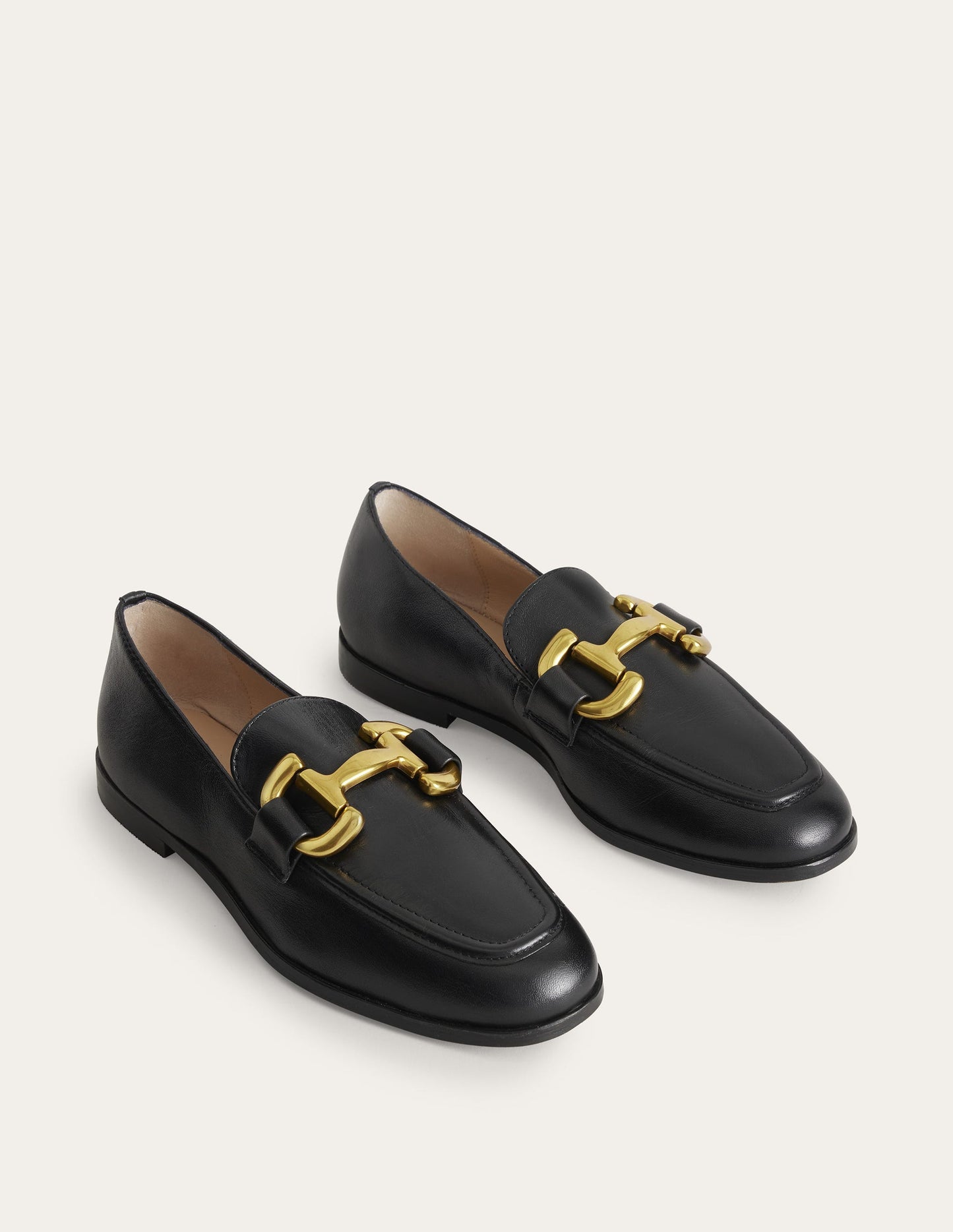 Iris Snaffle Loafers-Black