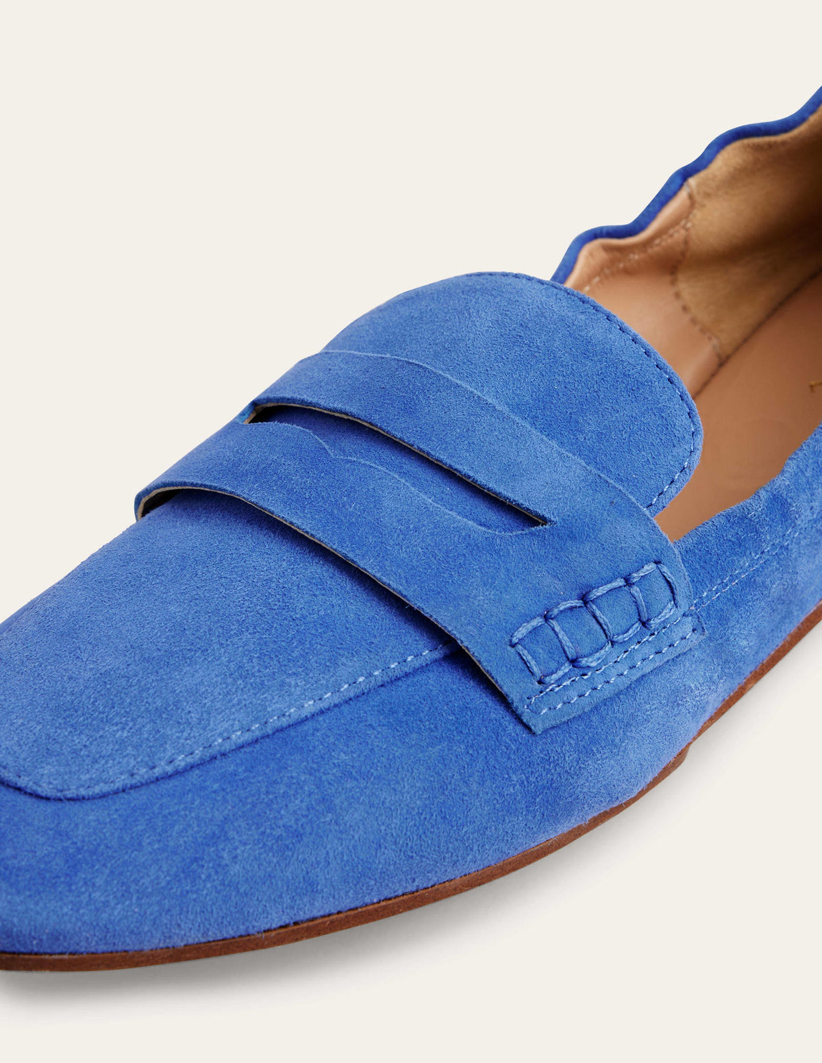 Flexible Sole Loafers-China Blue-3