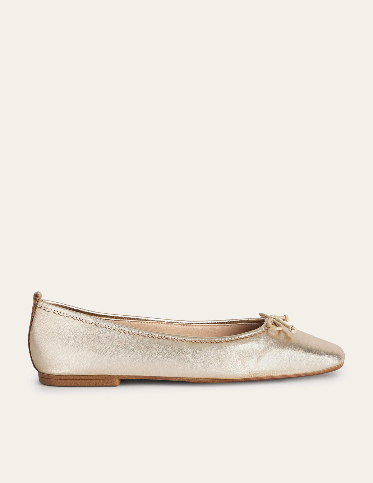 Kitty Flexi Sole Ballet Flats-Gold - Image 2