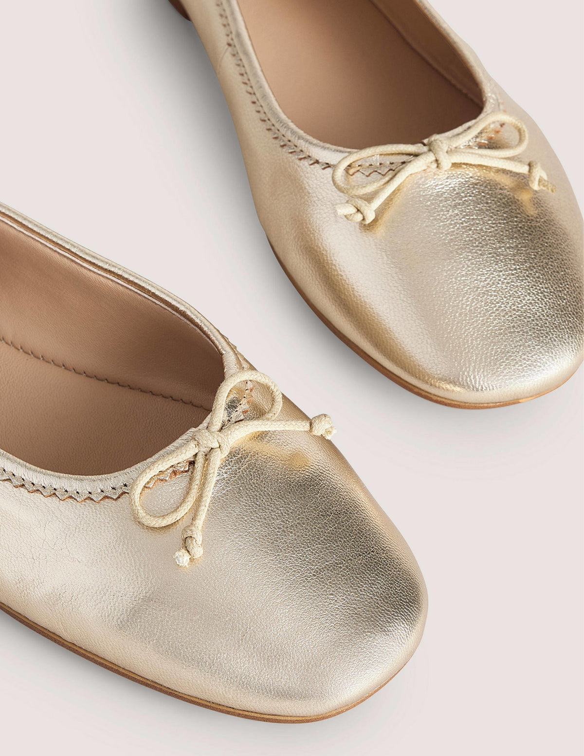 Kitty Flexi Sole Ballet Flats-Gold - Image 4