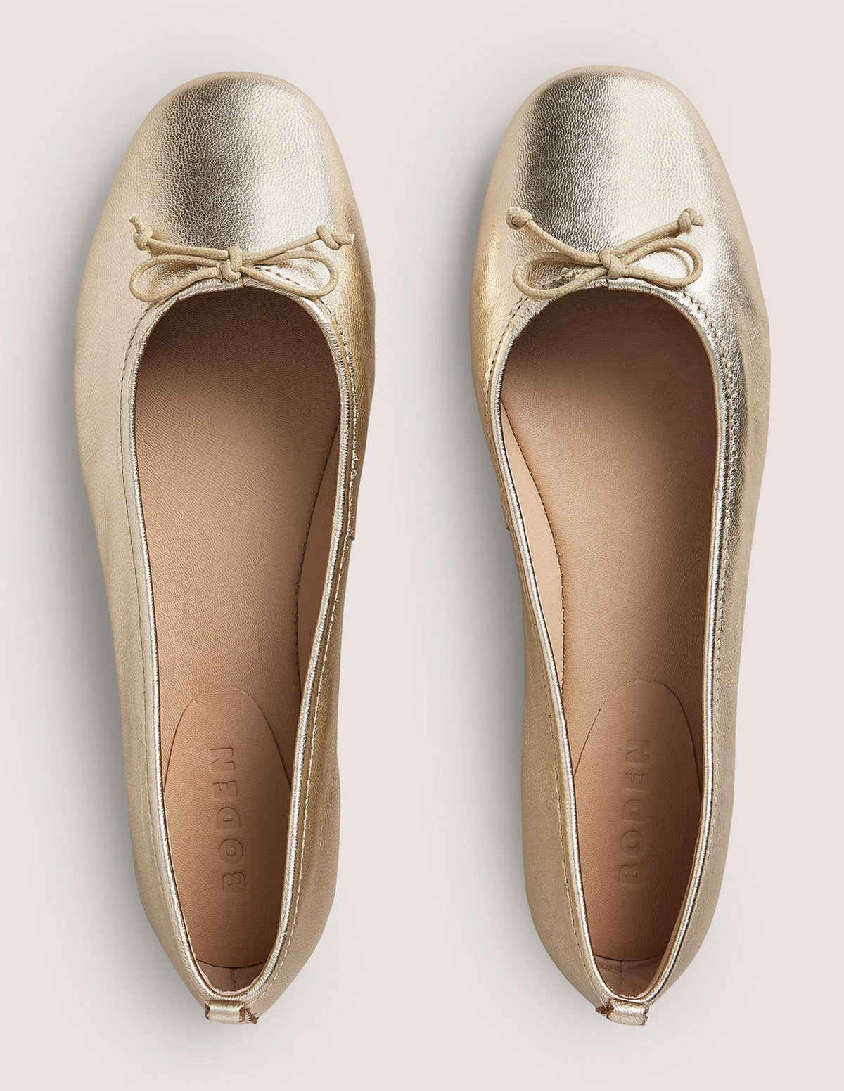 Kitty Flexi Sole Ballet Flats-Gold - Image 5