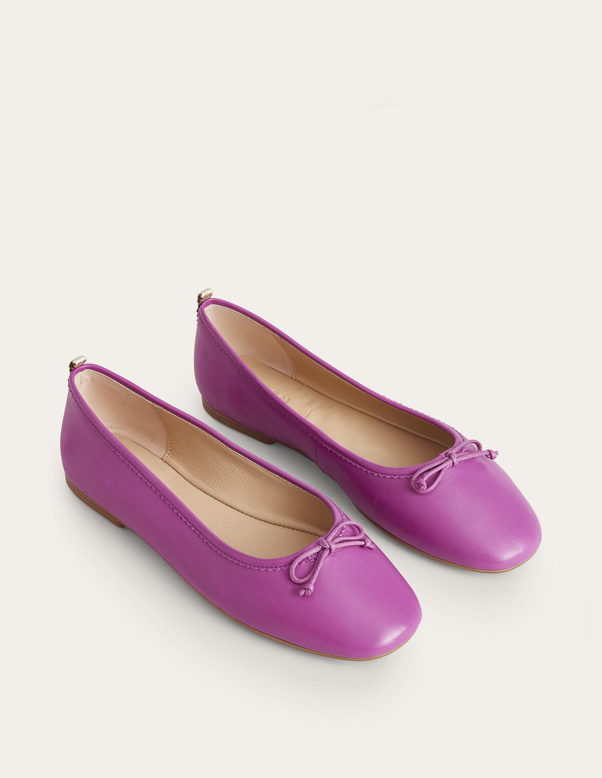 Kitty Flexi Sole Ballet Flats-Deep Rose Violet - Image 2