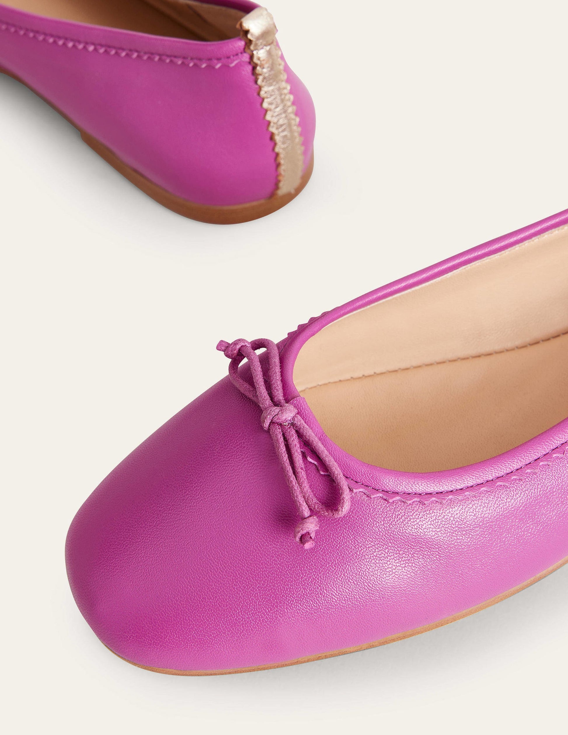 Kitty Flexi Sole Ballet Flats-Deep Rose Violet-3