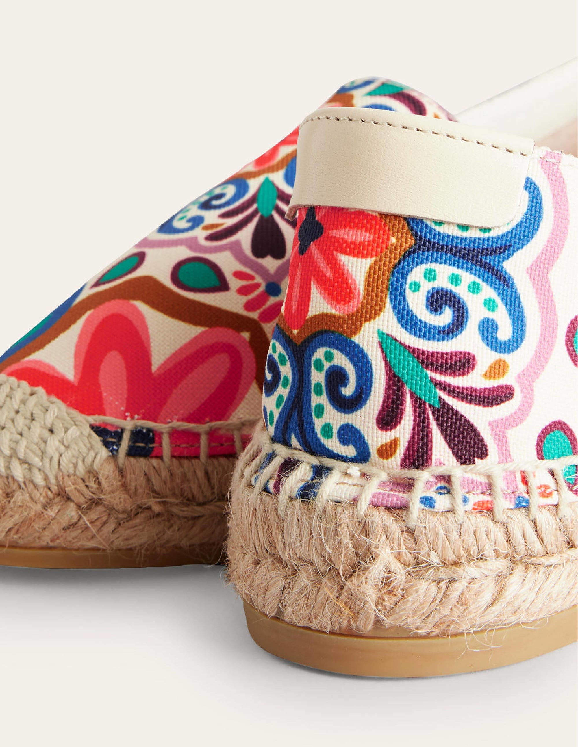Classic Flat Espadrilles-Ivory, Tapestry - Image 3
