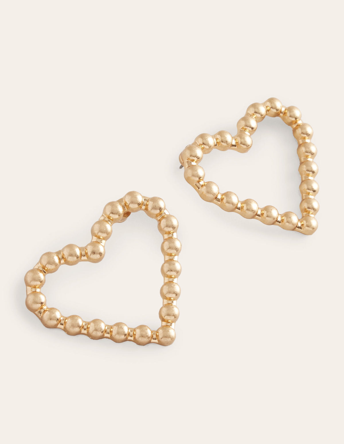 Heart Earrings-Gold-2