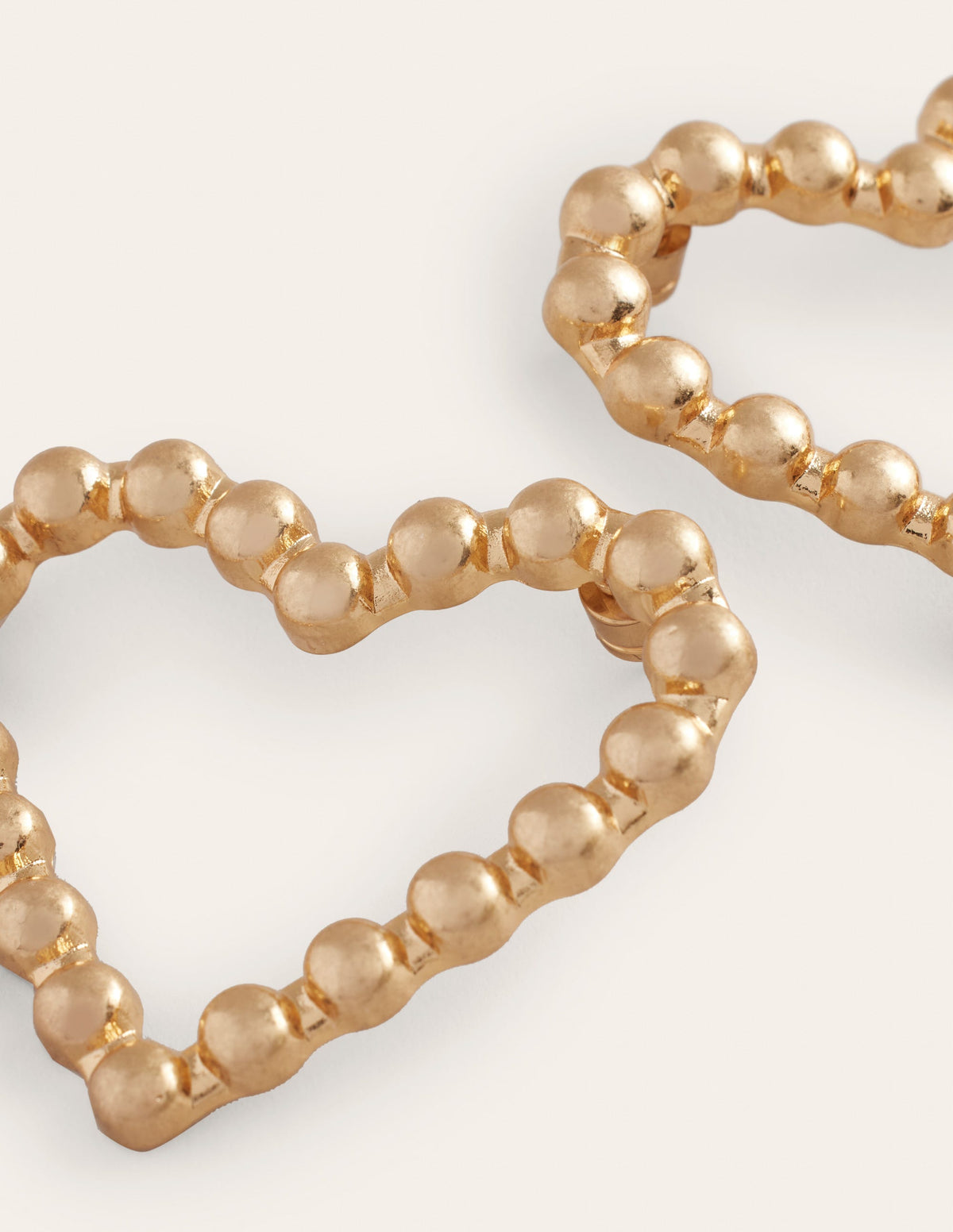 Heart Earrings-Gold - Image 3