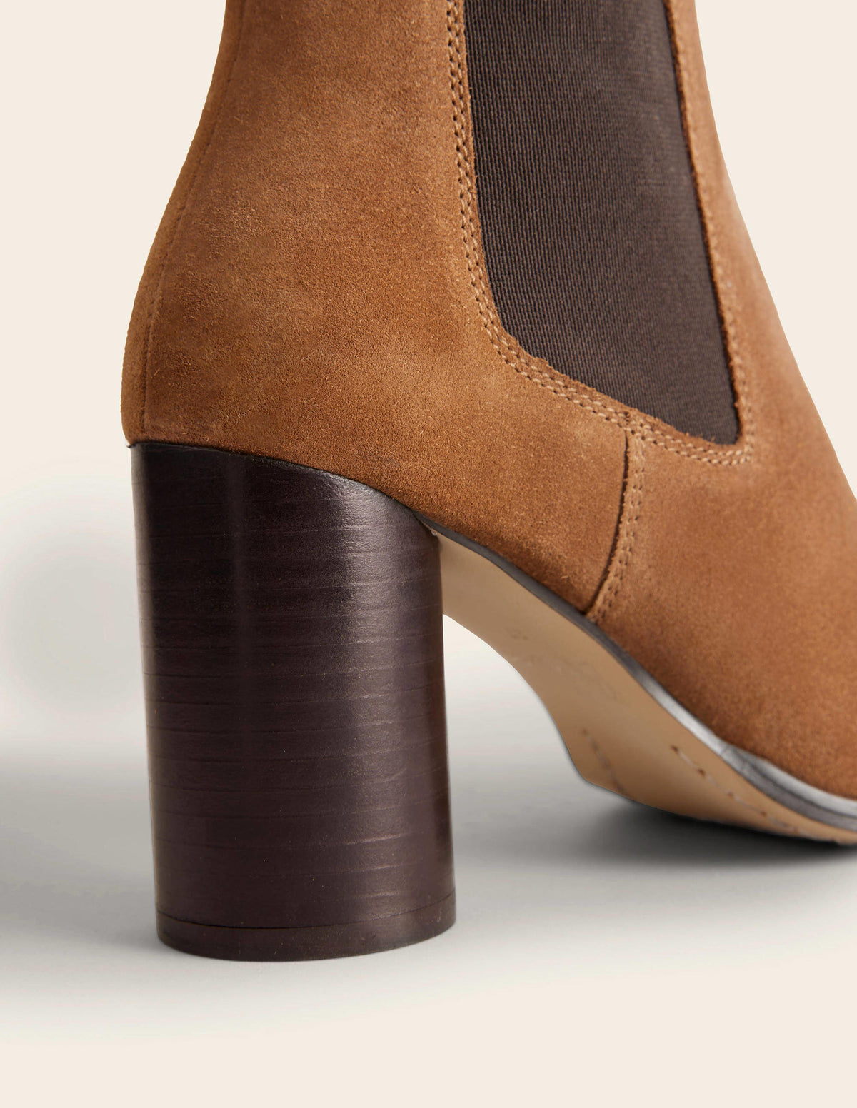 Heeled Chelsea Boots-Golden Brown - Image 4