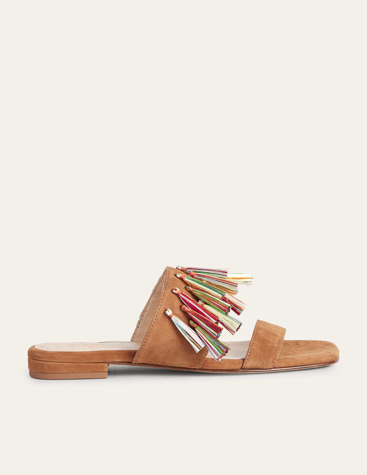 Tassel Suede Sandals-Ginger Snap-1