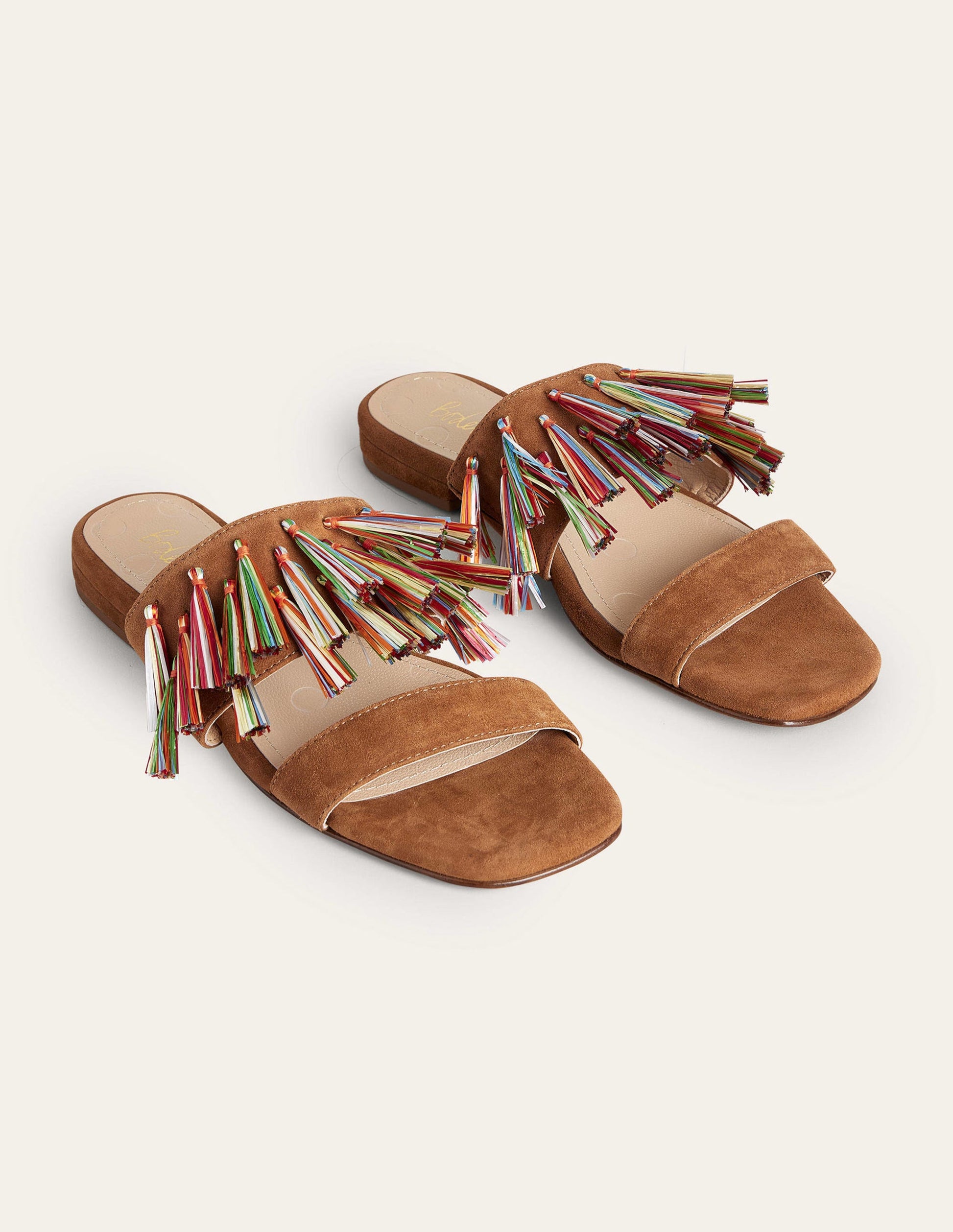 Tassel Suede Sandals-Ginger Snap-2
