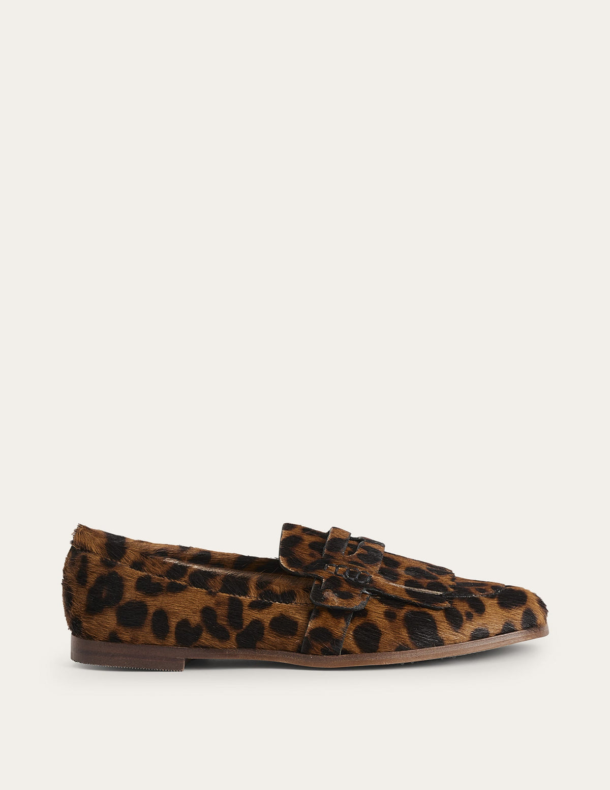 Penny Detail Loafers-Leopard Pony Hair - Image 1