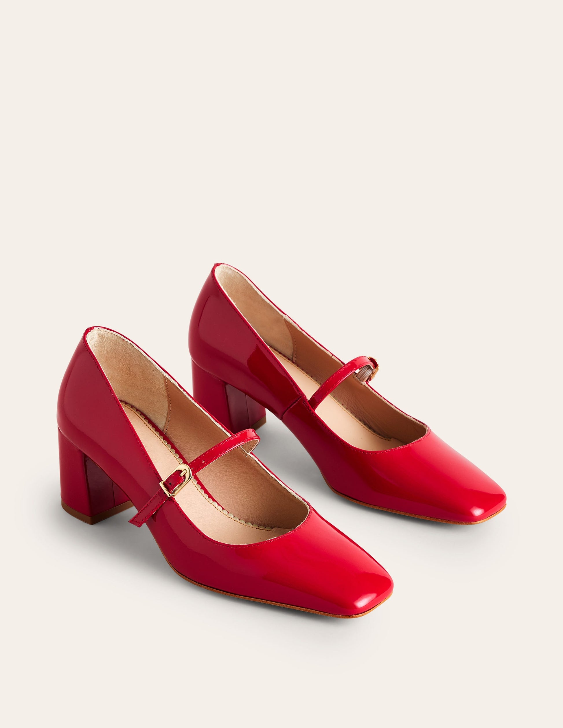 Block Heel Mary Jane-Flamenco Red Patent-3