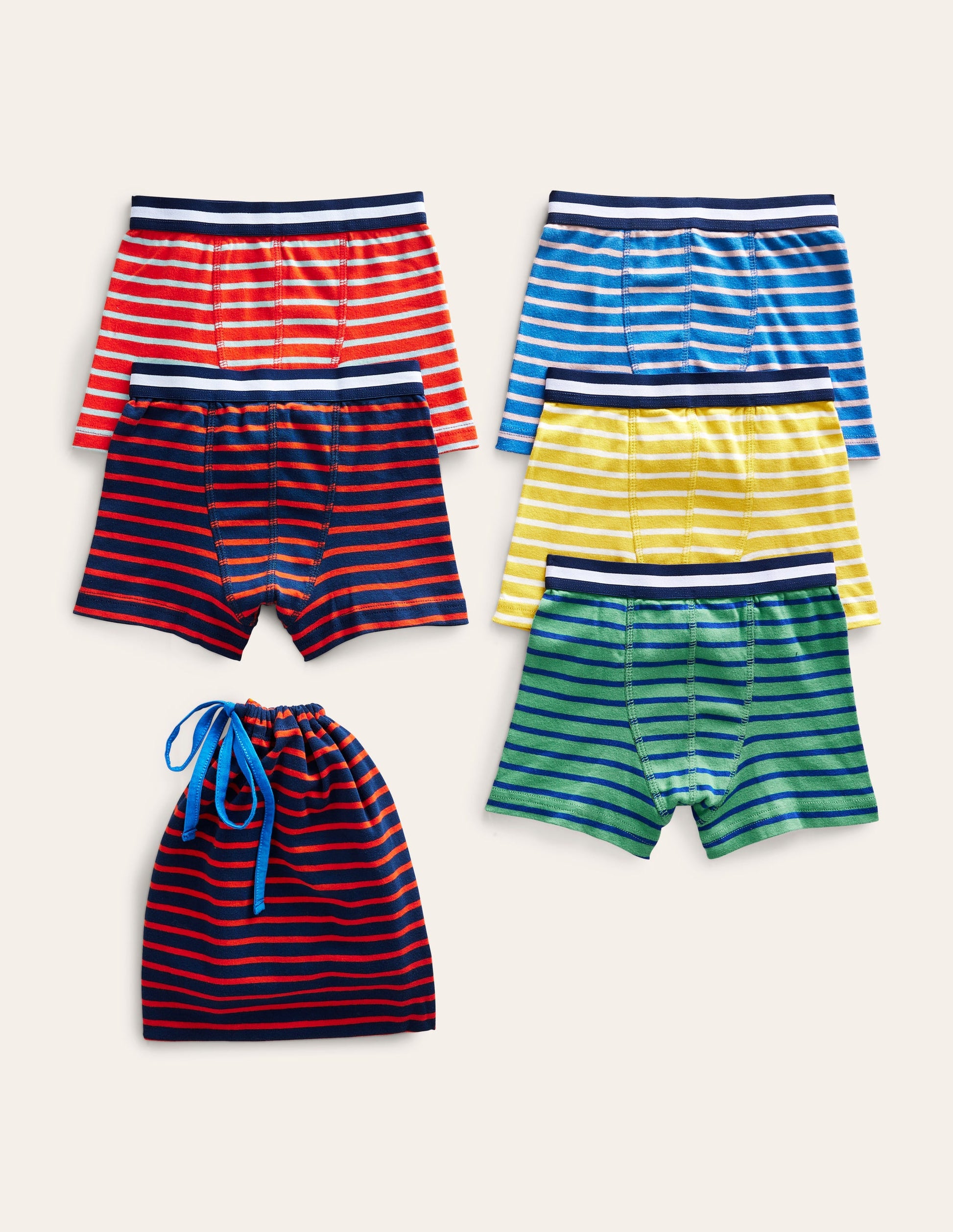 Boxers 5 Pack-Multi Stripe-1