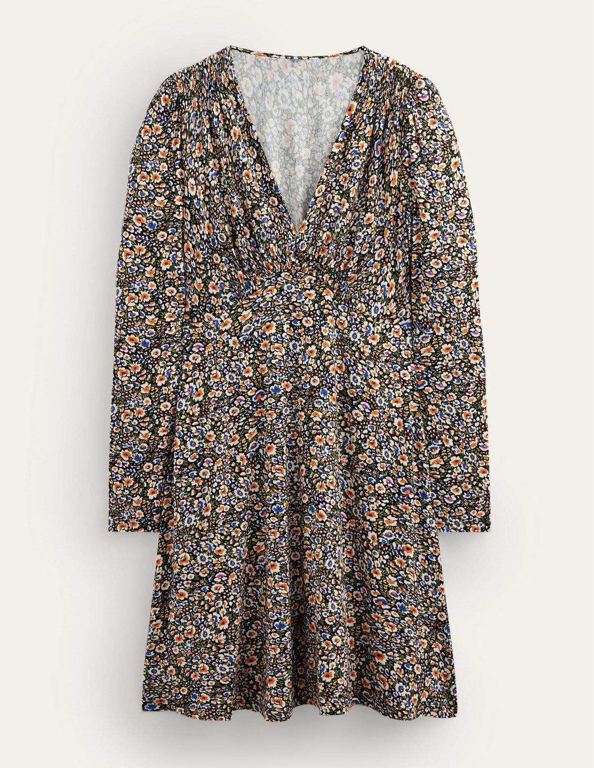 Jersey Mini Tea Dress-Multi, Eden Bloom - Image 6