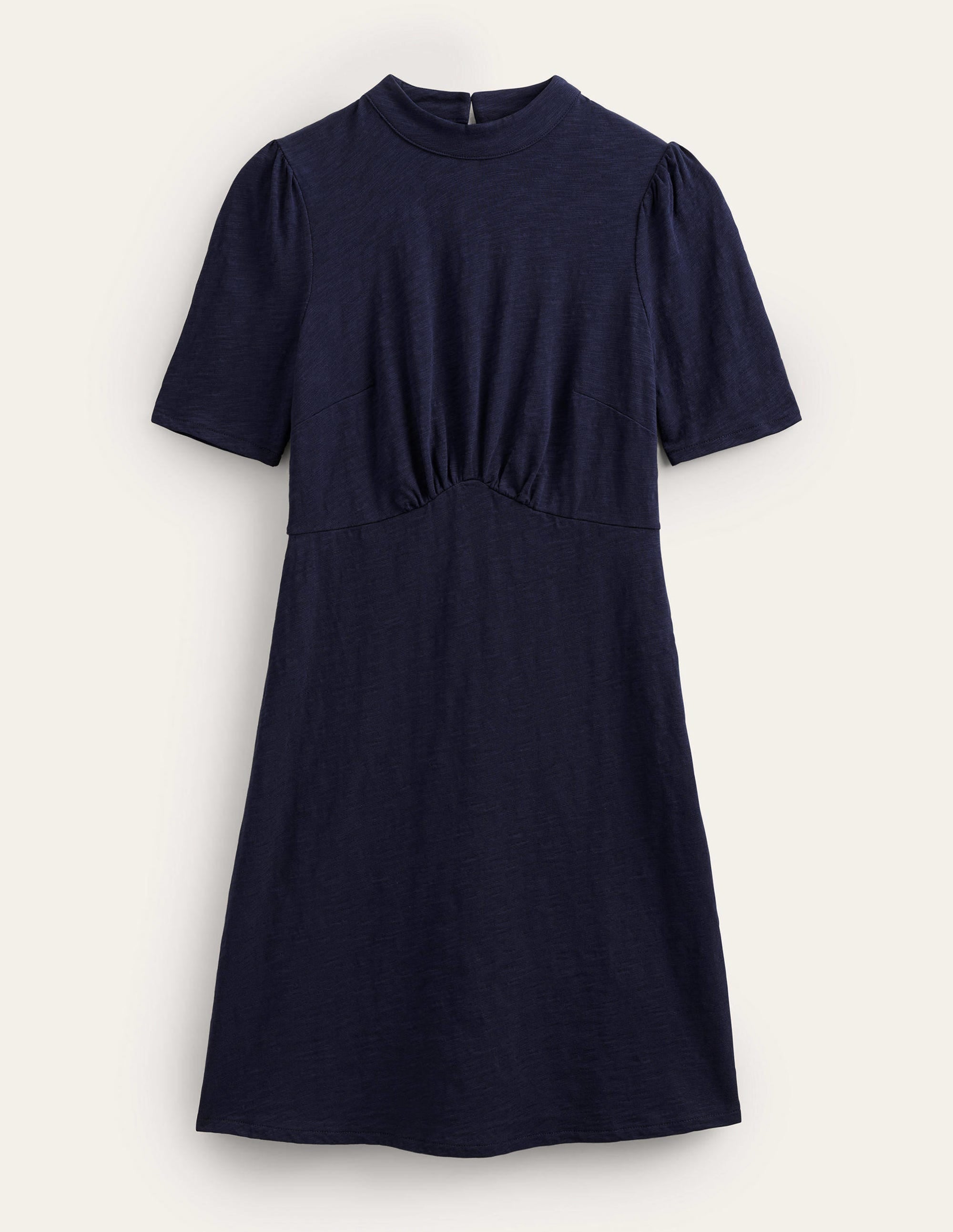 Jersey Mini Dress-Navy - Image 5