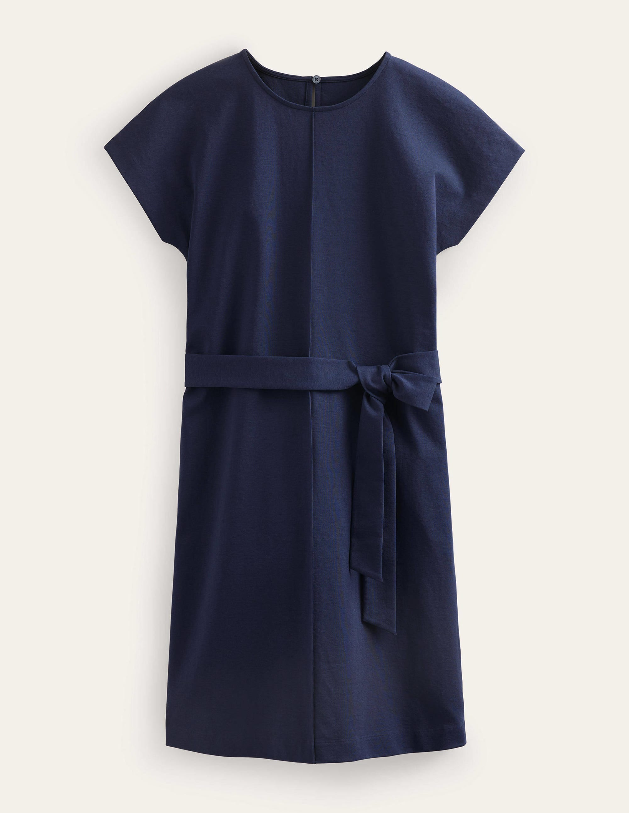 Tara Ponte T-Shirt Dress-Navy - Image 5