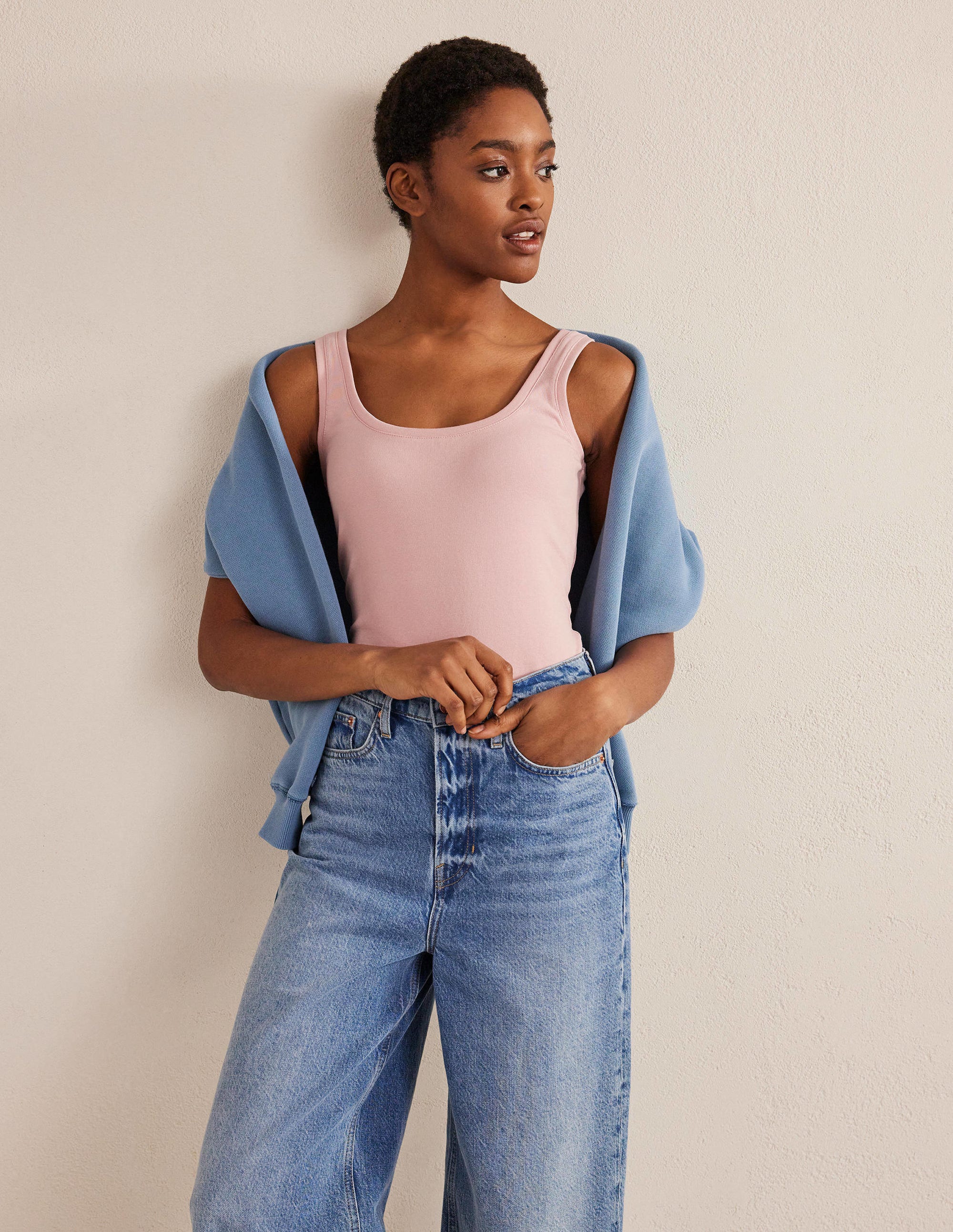 Essential Tank Top-Milkshake - Image 1