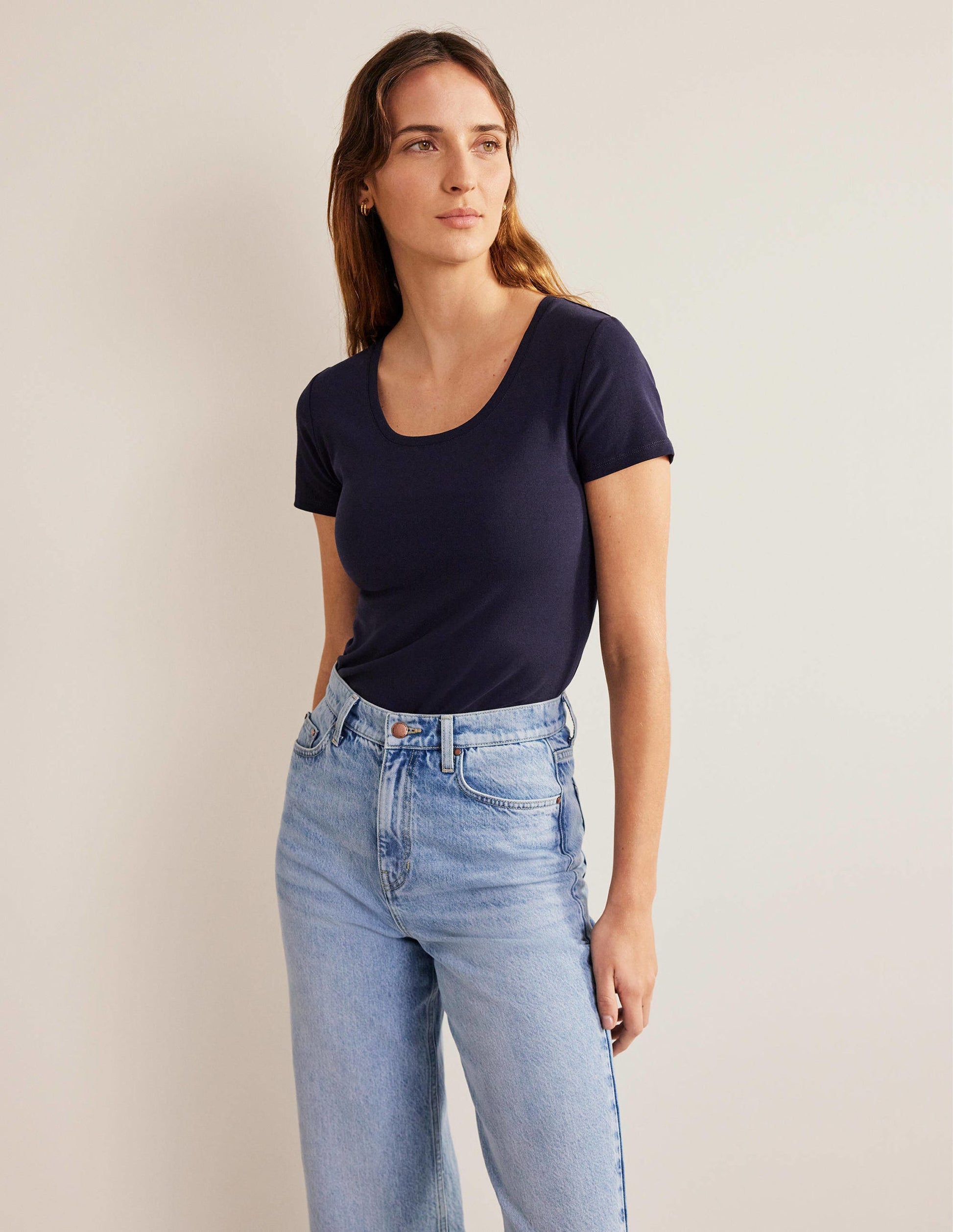 Essential Short Sleeve Tee-Navy-4