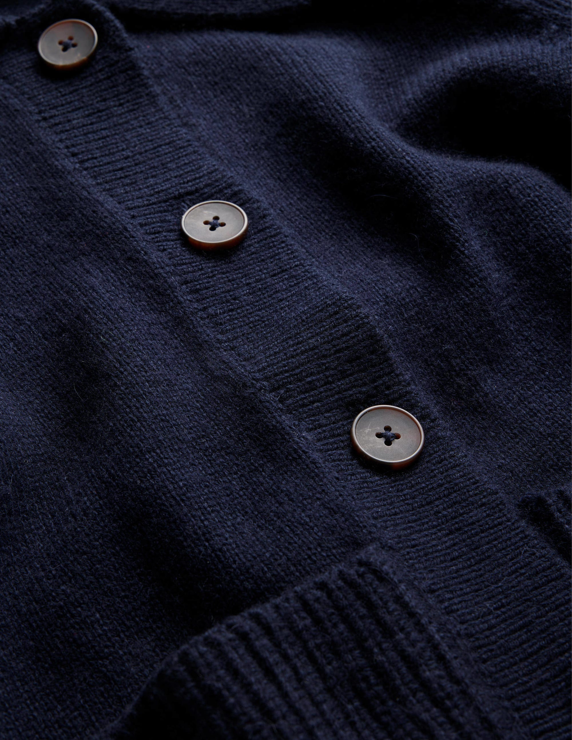 Collared Cardigan-Navy - Image 6