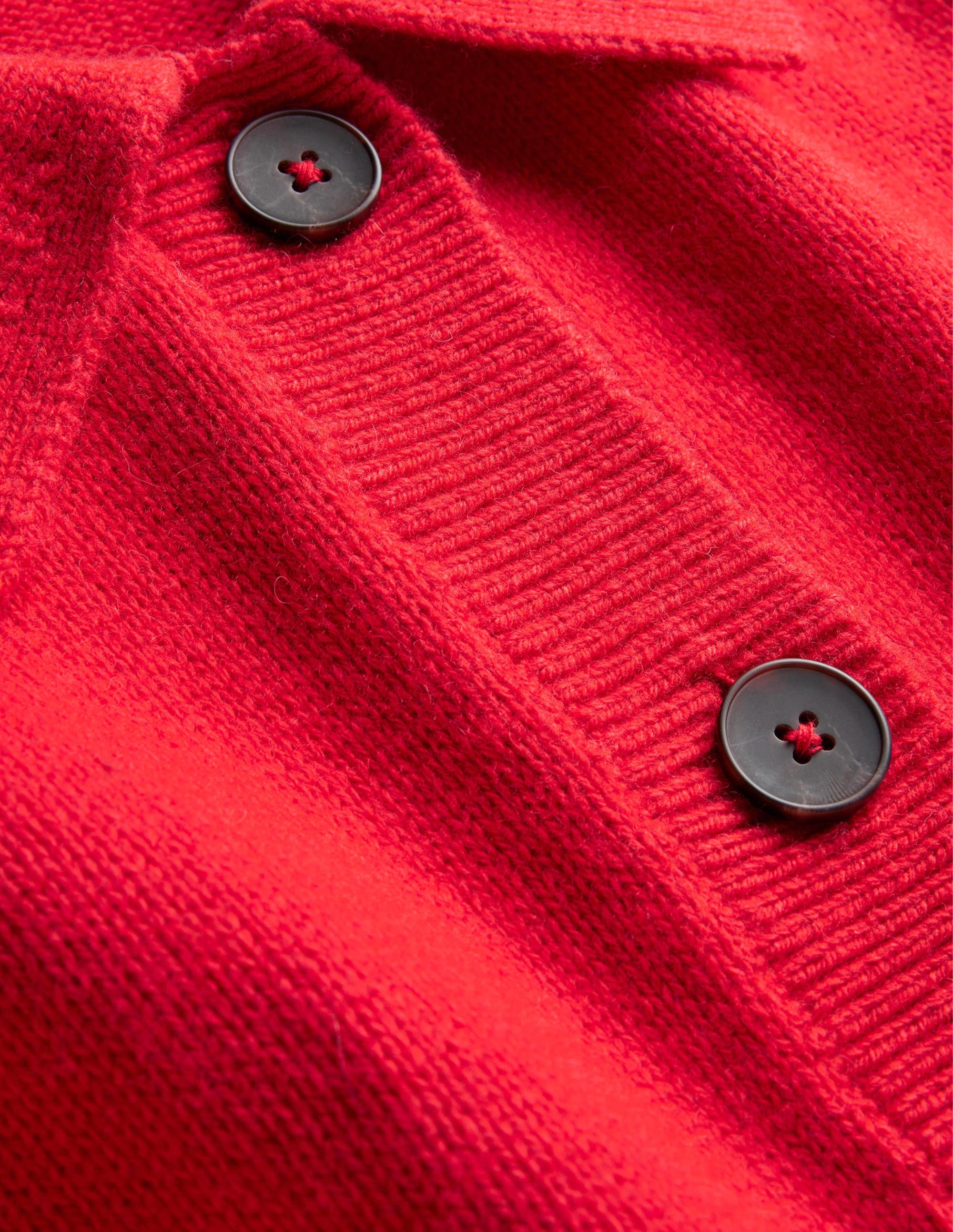 Collared Cardigan-High Risk Red - Image 9