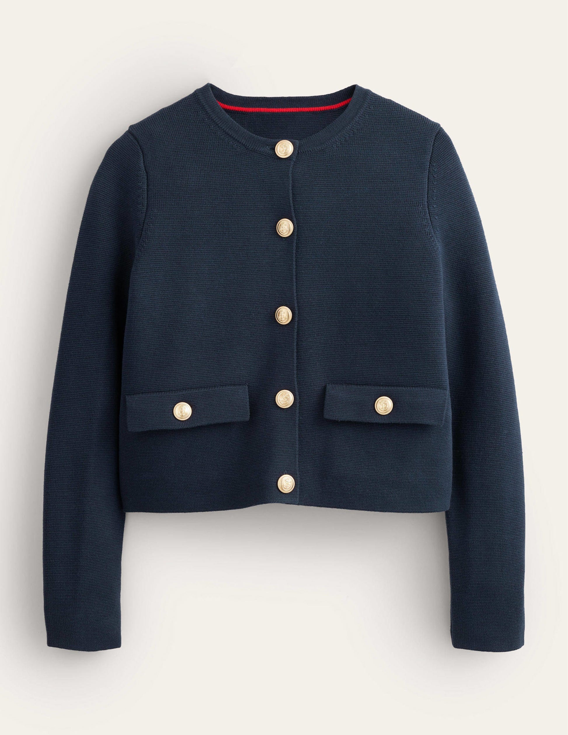 Holly Knitted Jacket-Navy-5