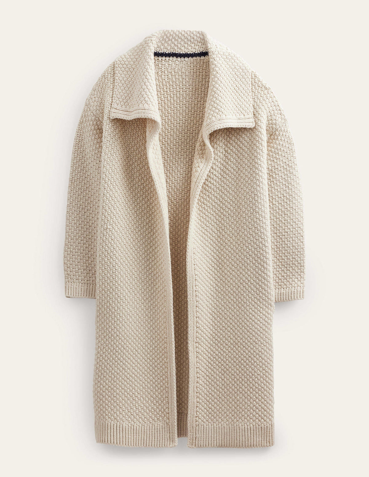 Textured Chunky Wool Coatigan-Shearling-6
