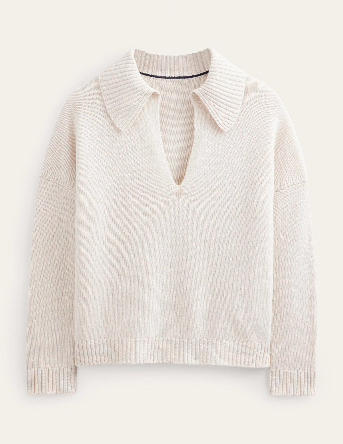 Collared Cashmere Sweater-Rope - Image 6