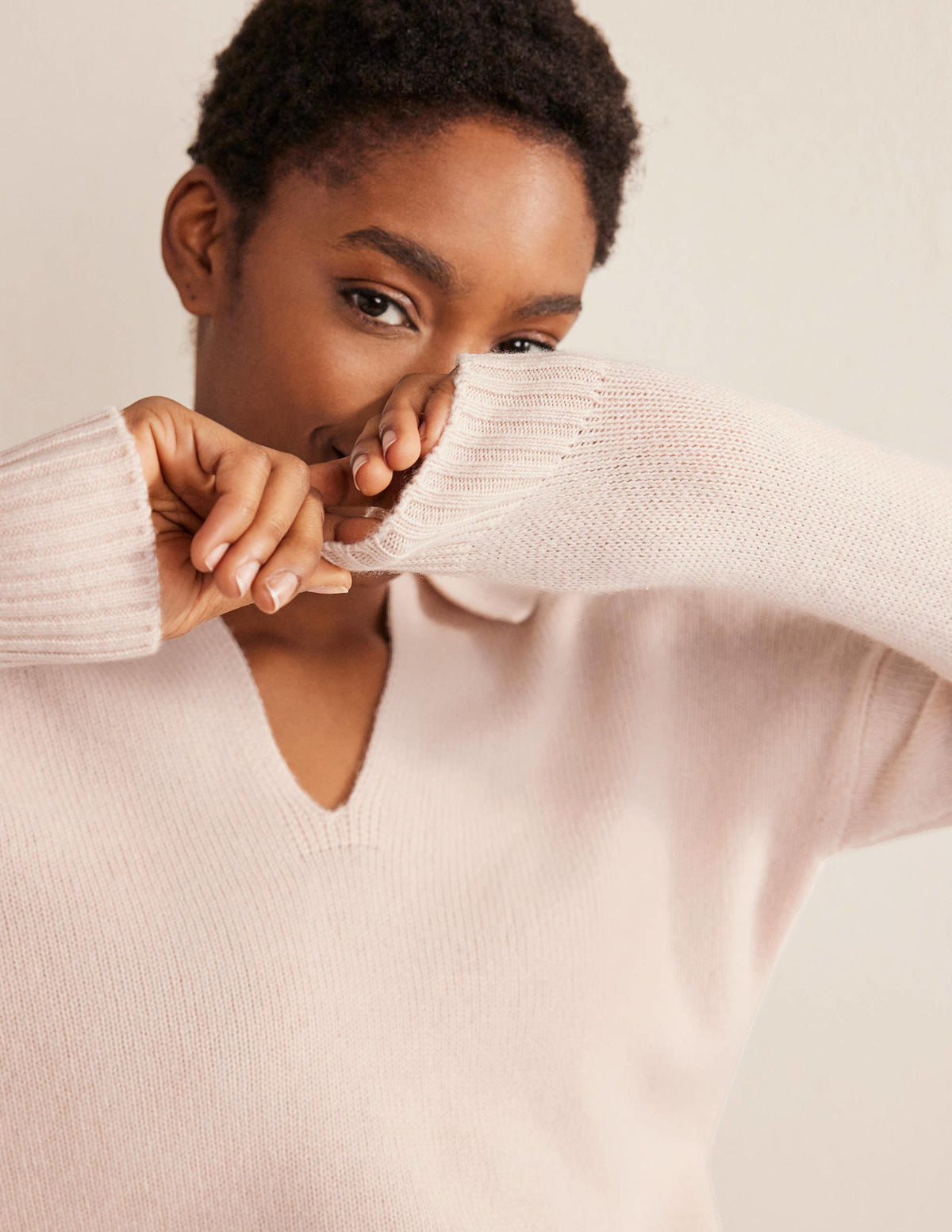 Collared Cashmere Sweater-Rope - Image 5