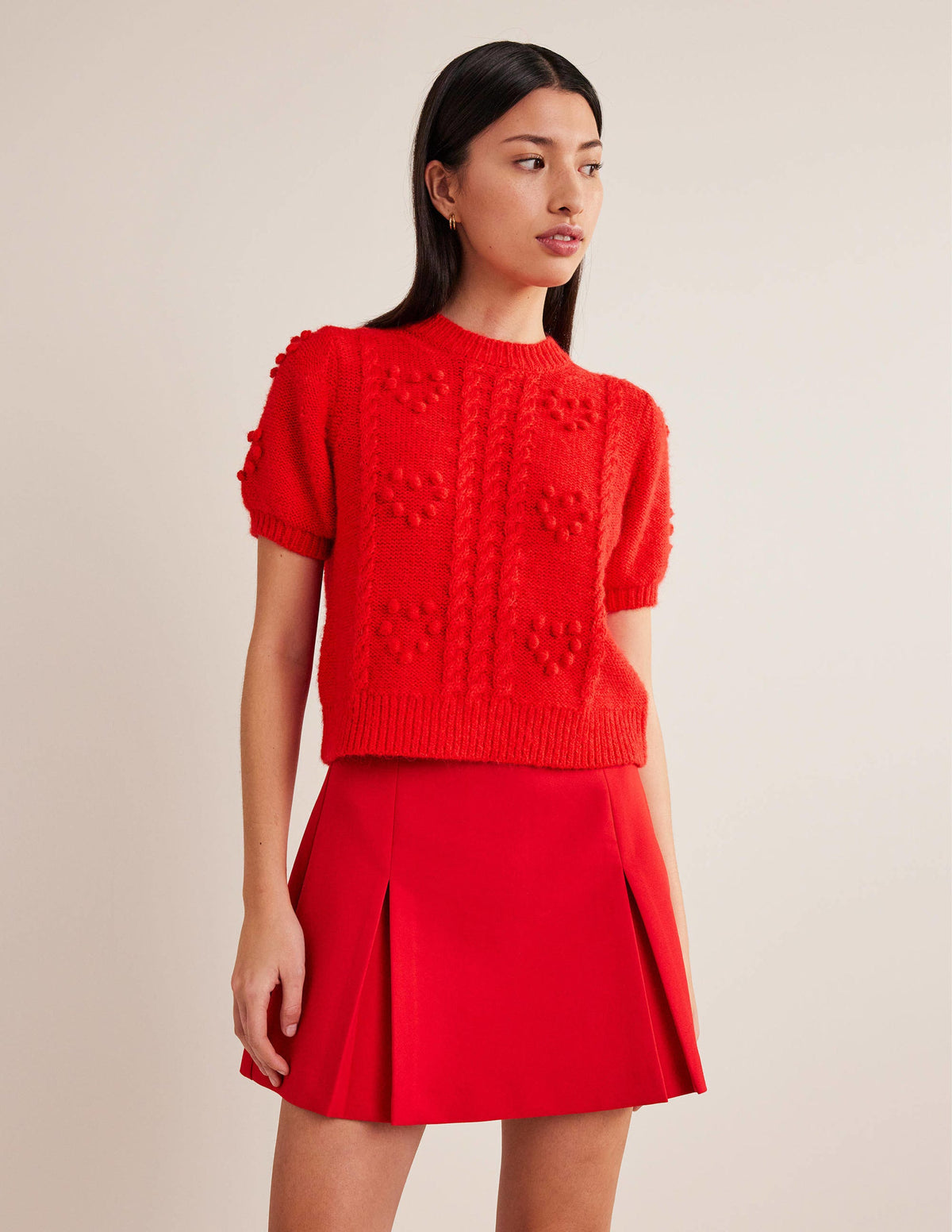 Fluffy Valentine Top-Strawberry Tart Red-1