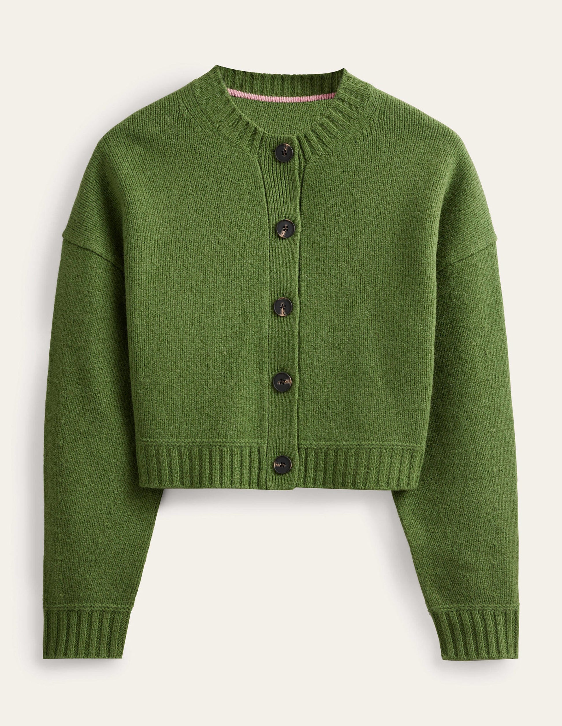 Brushed Wool Cropped Cardigan-Park Ranger-5