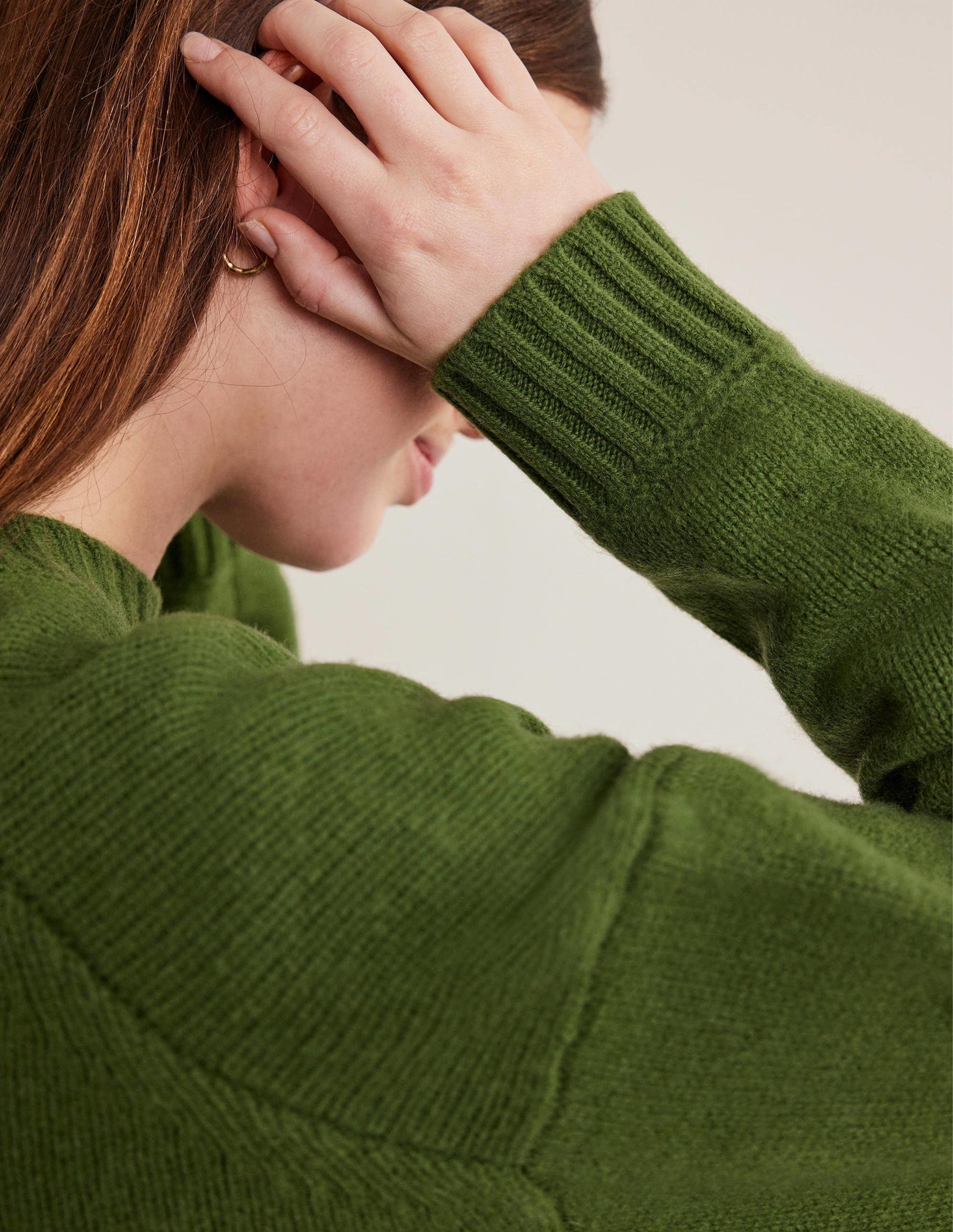 Brushed Wool Cropped Cardigan-Park Ranger-2